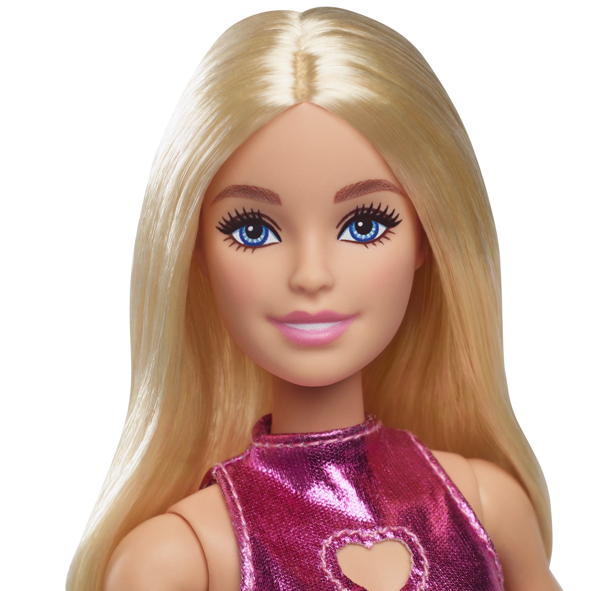 BARBIE madistė blizgančia rožine suknele (HYT88) - Image 3