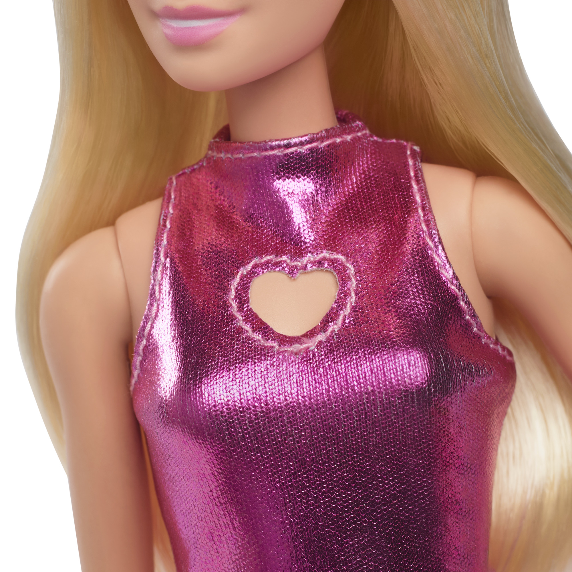 BARBIE madistė blizgančia rožine suknele (HYT88) - Image 4