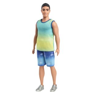 BARBIE Kenas madistas mėlynais šortais (HYV00)