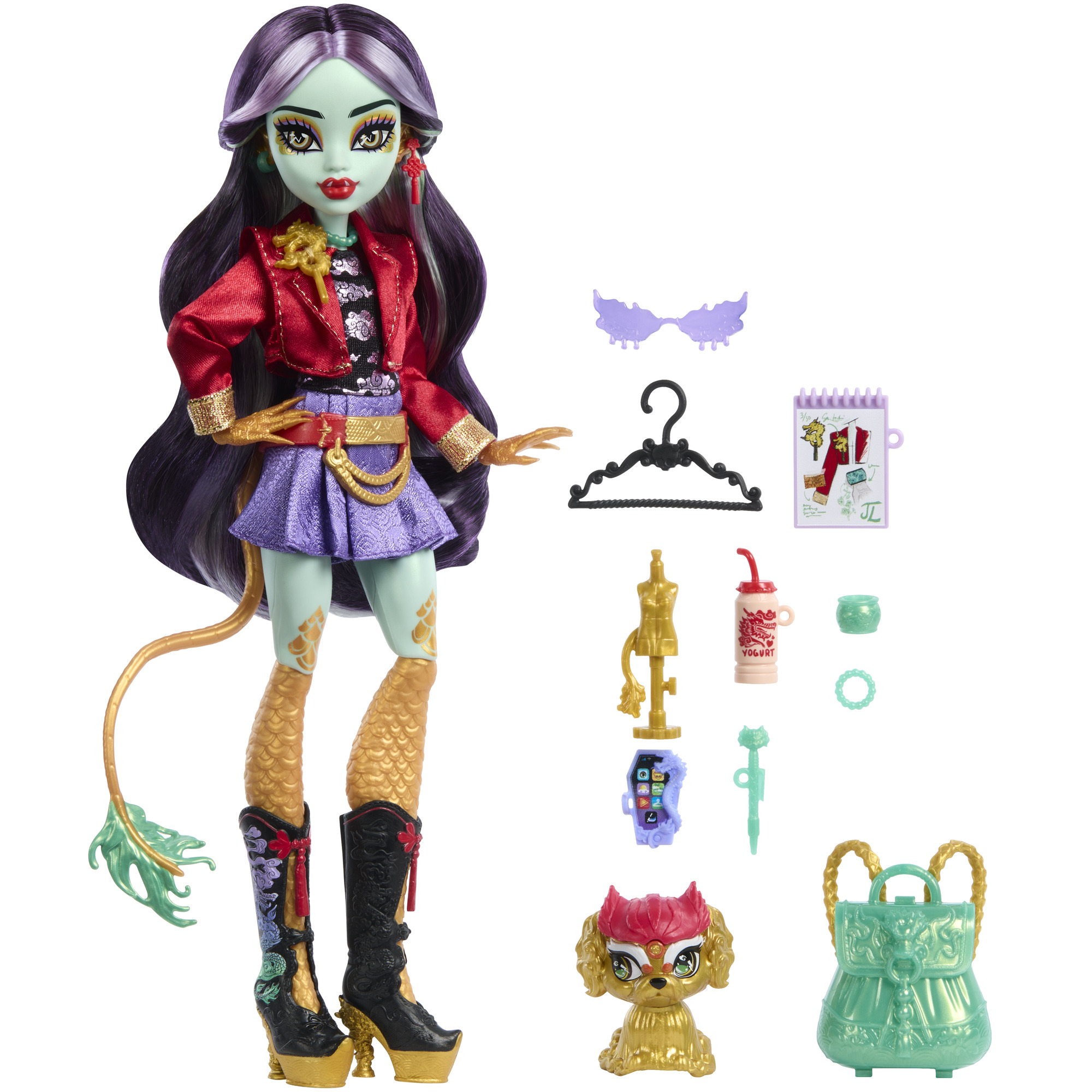MONSTER HIGH lėlė – Jinafirė (HYV58) - Image 3