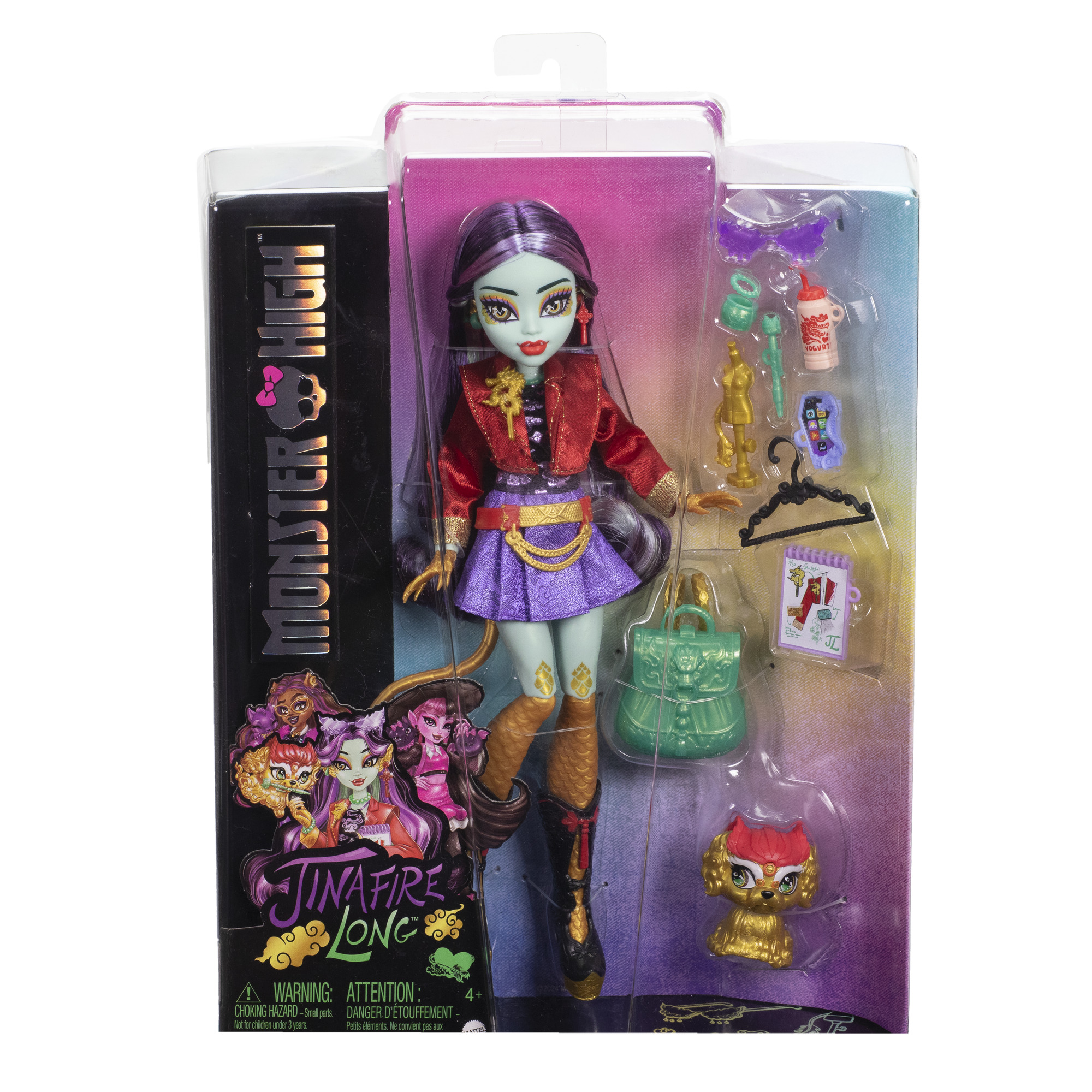 MONSTER HIGH lėlė – Jinafirė (HYV58) - Image 6