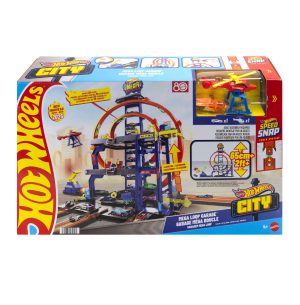 HOT WHEELS rinkinys – Mega garažas su kilpomis (JBM74)