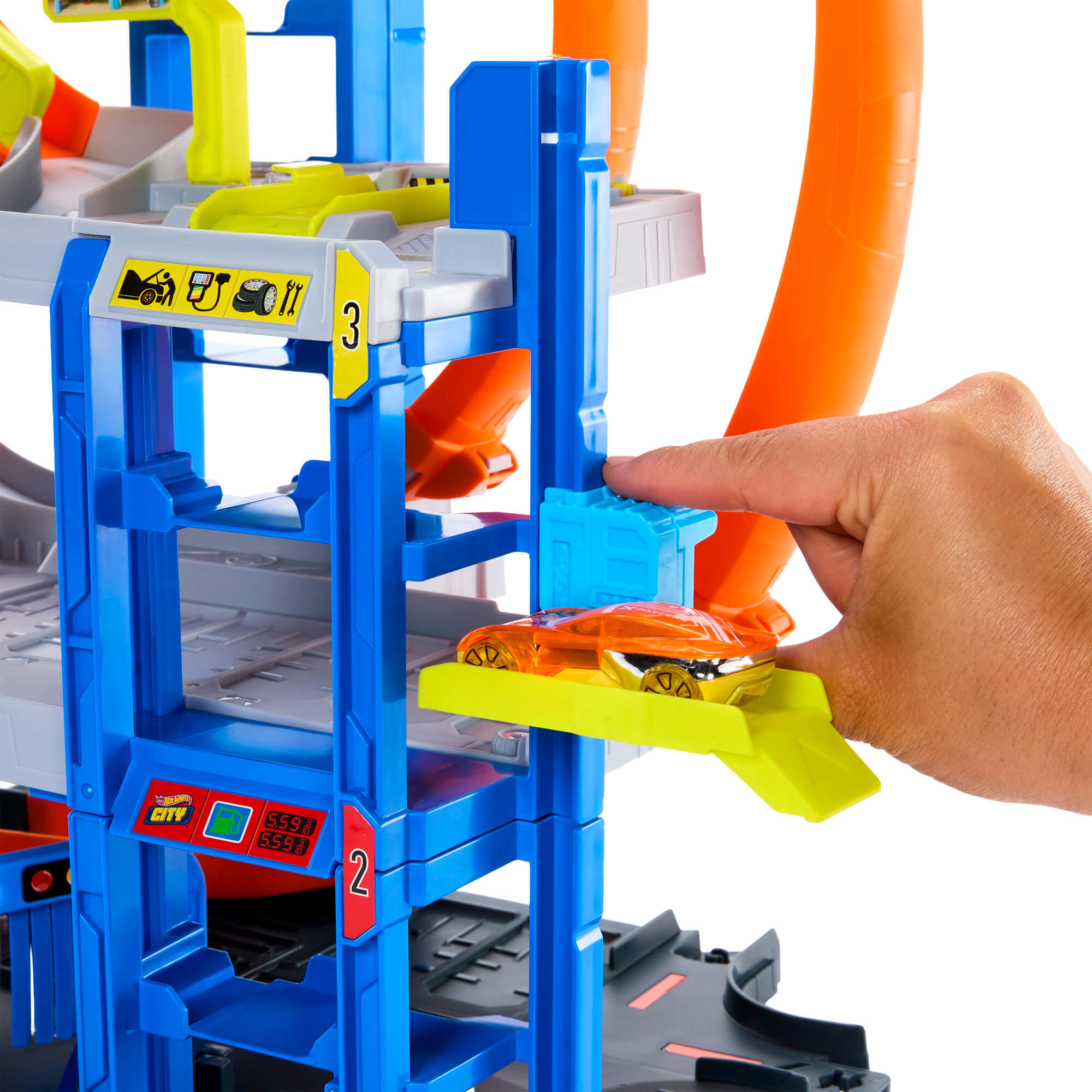 HOT WHEELS rinkinys – Mega garažas su kilpomis (JBM74) - Image 4