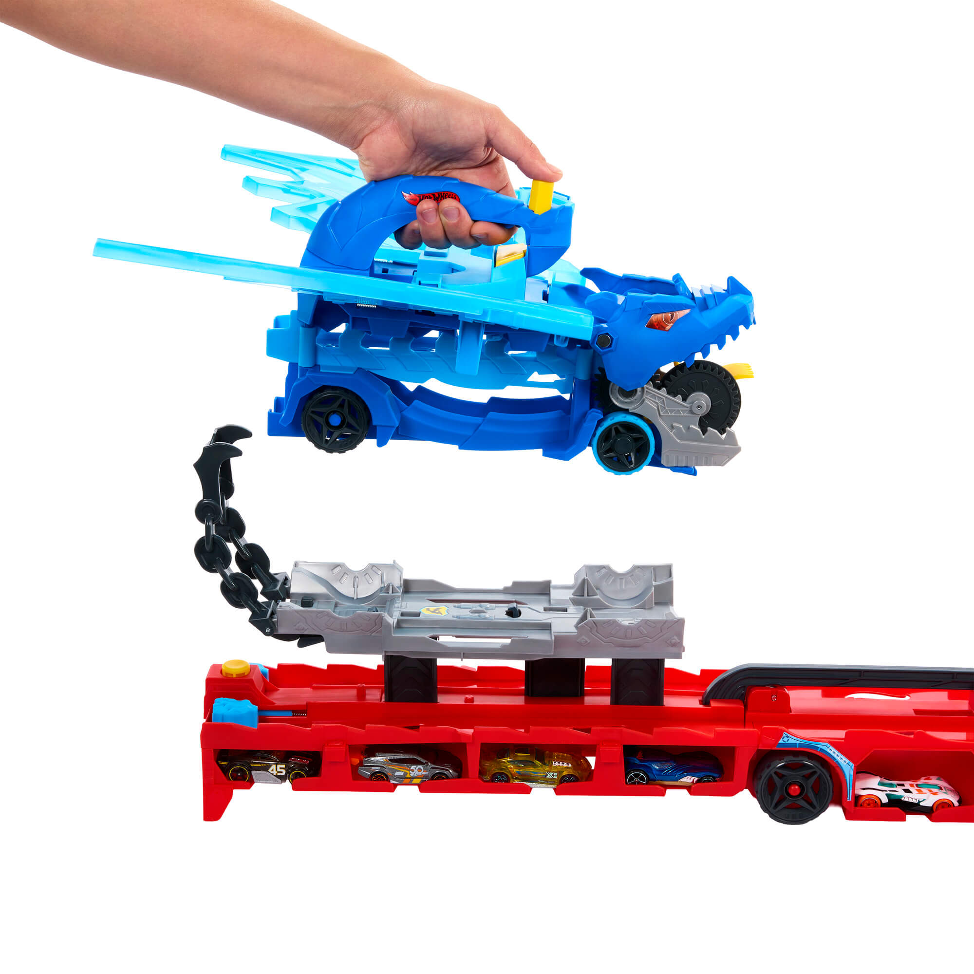 HOT WHEELS CITY transporteris – Dvigubas drakonas (JBM72) - Image 6