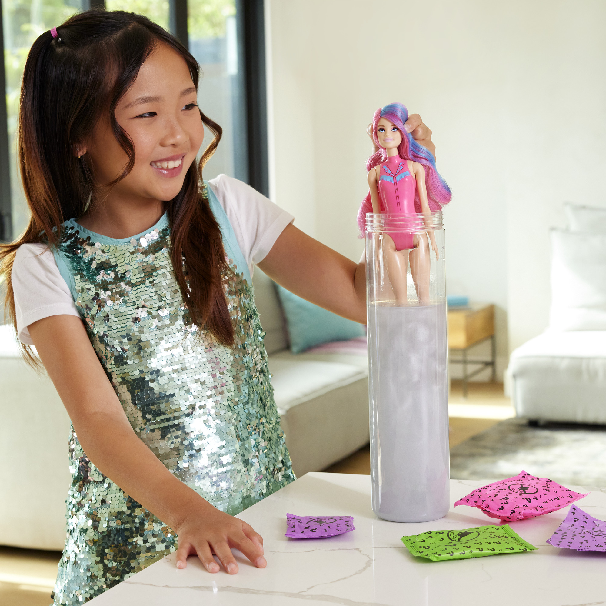 BARBIE COLOR REVEAL siurprizų rinkinys, Disco Star serija (JCP01) - Image 2