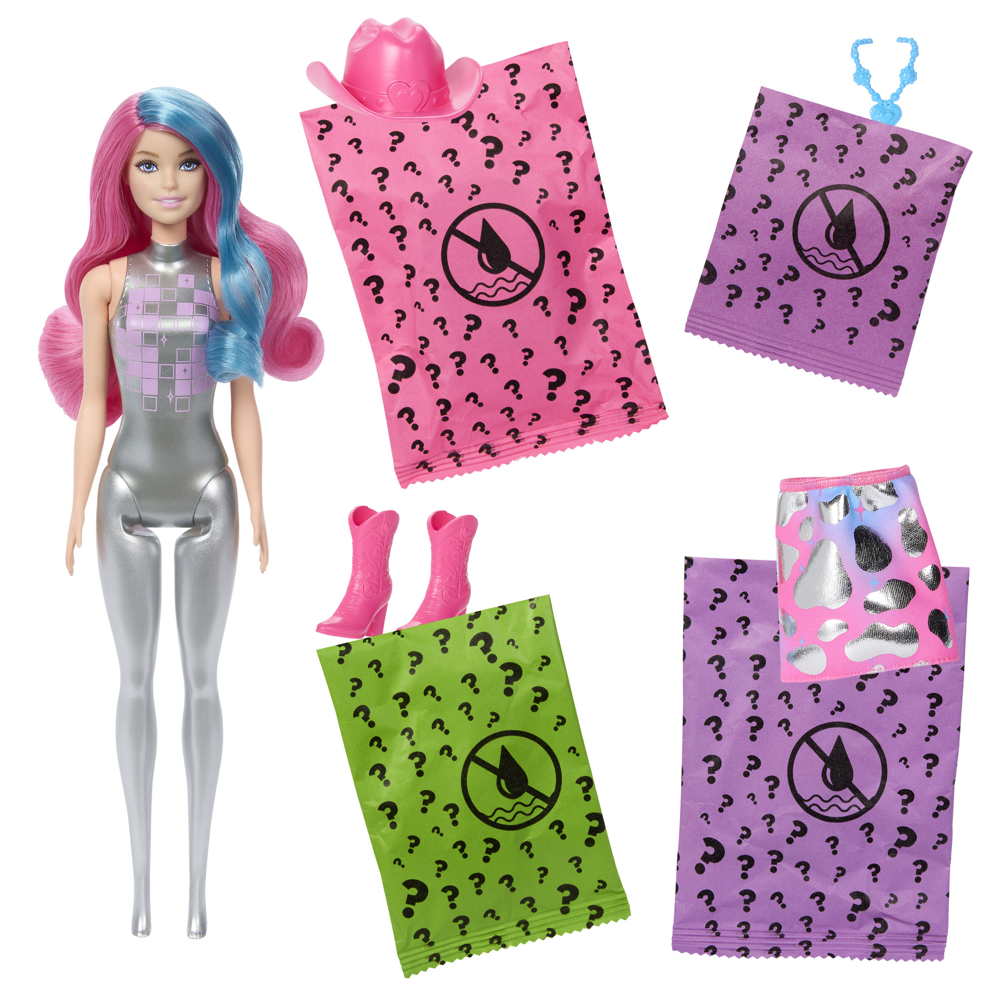 BARBIE COLOR REVEAL siurprizų rinkinys, Disco Star serija (JCP01) - Image 3