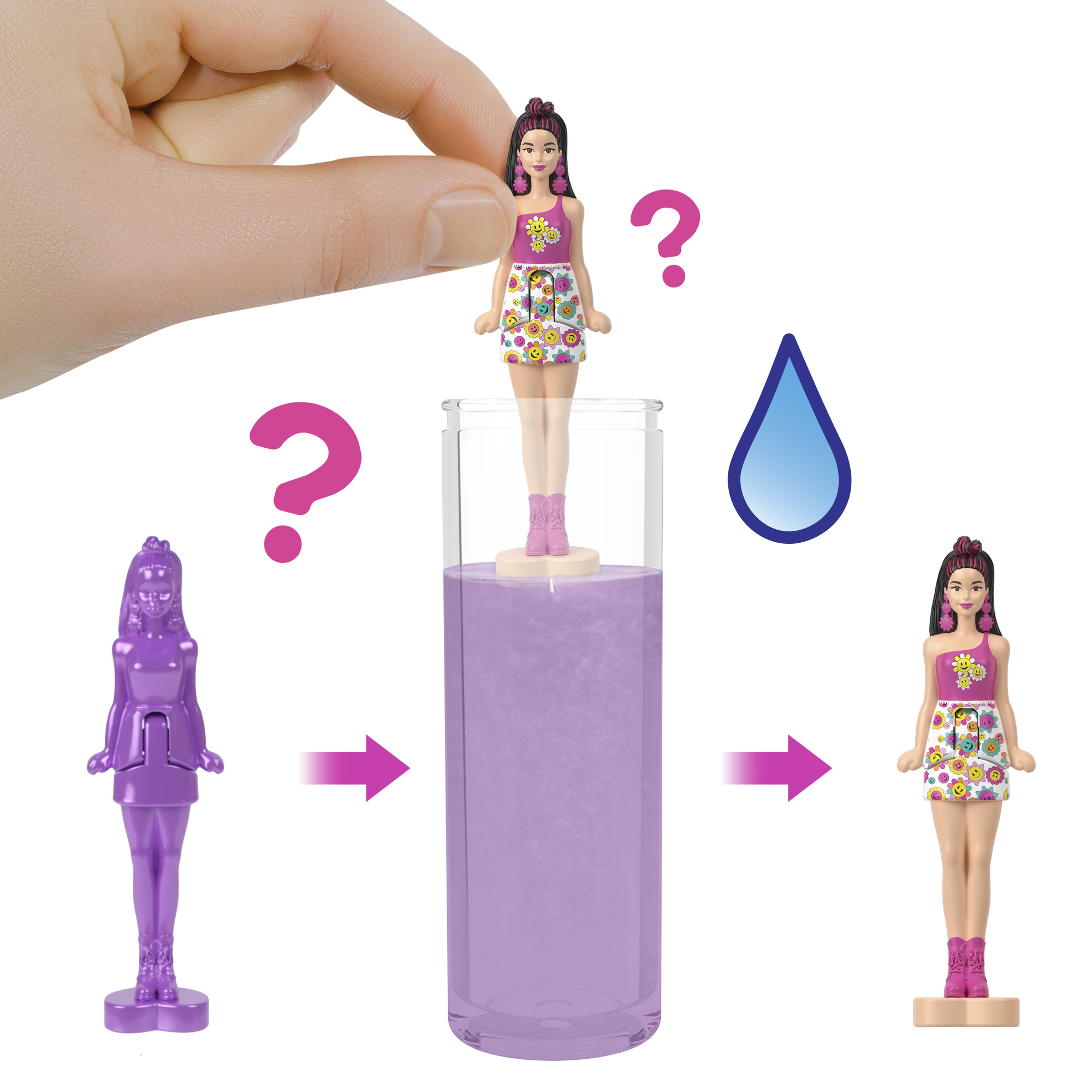 BARBIELAND COLOR REVEAL mini siurprizas - vaivorykštės serija (JCR08) - Image 3