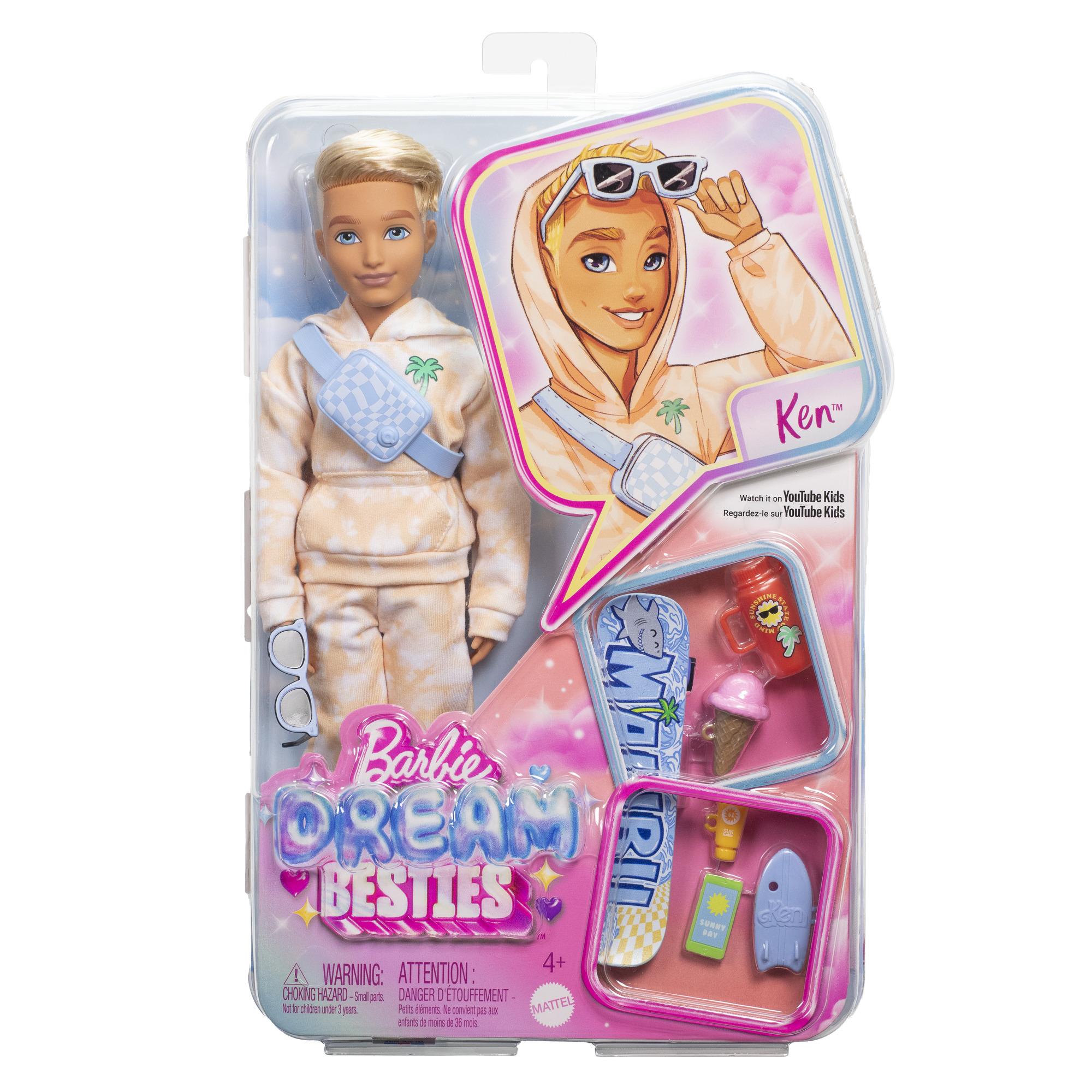 BARBIE DREAM BESTIES lėlė Ken (JDD75) - Image 6