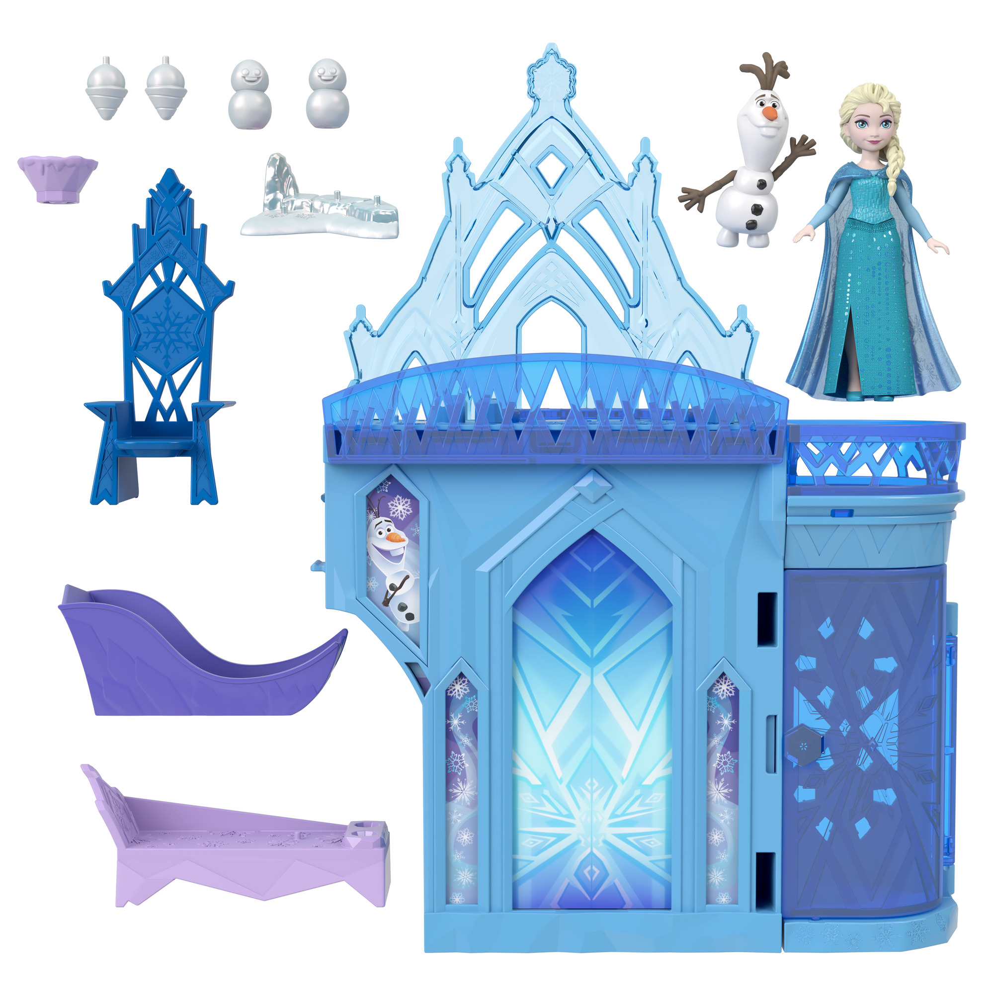 DISNEY FROZEN mažesnio dydžio Elza ir ledo rūmai (JDP63) - Image 3