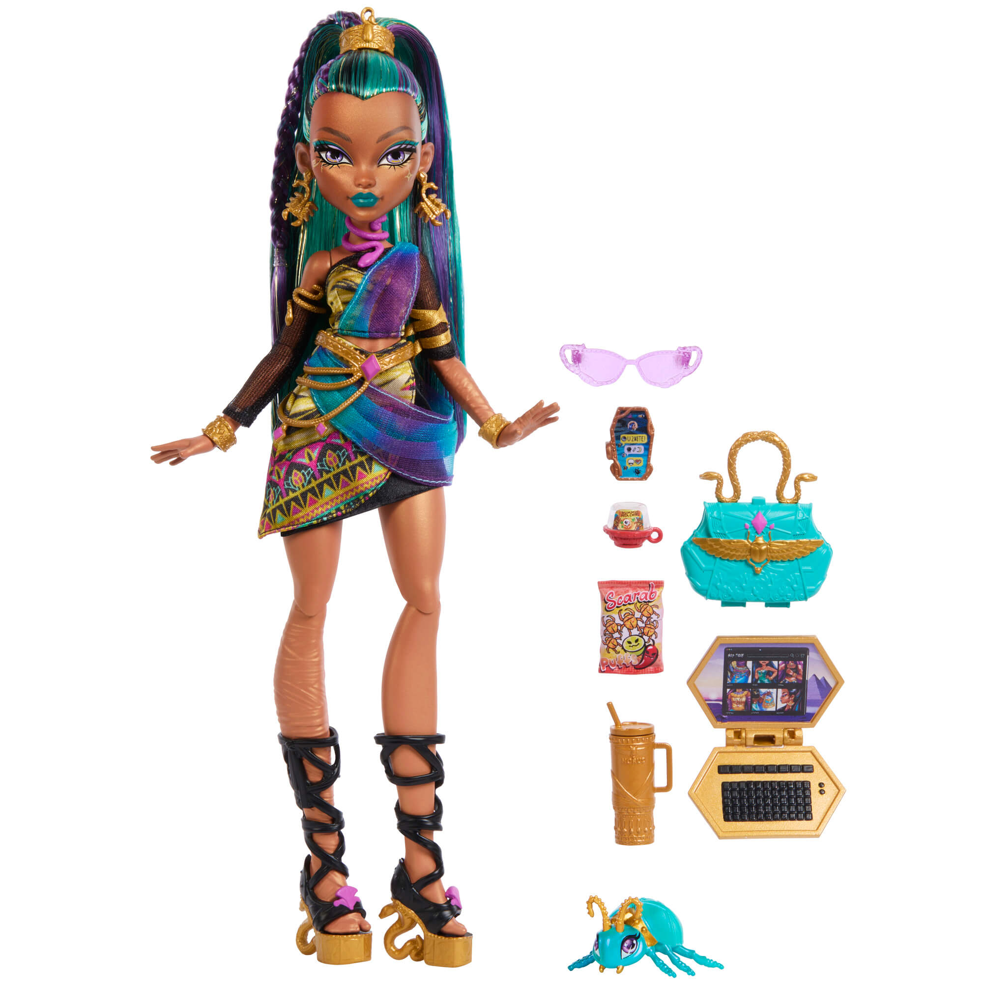 MONSTER HIGH lėlė – Nefera (JDR48) - Image 6