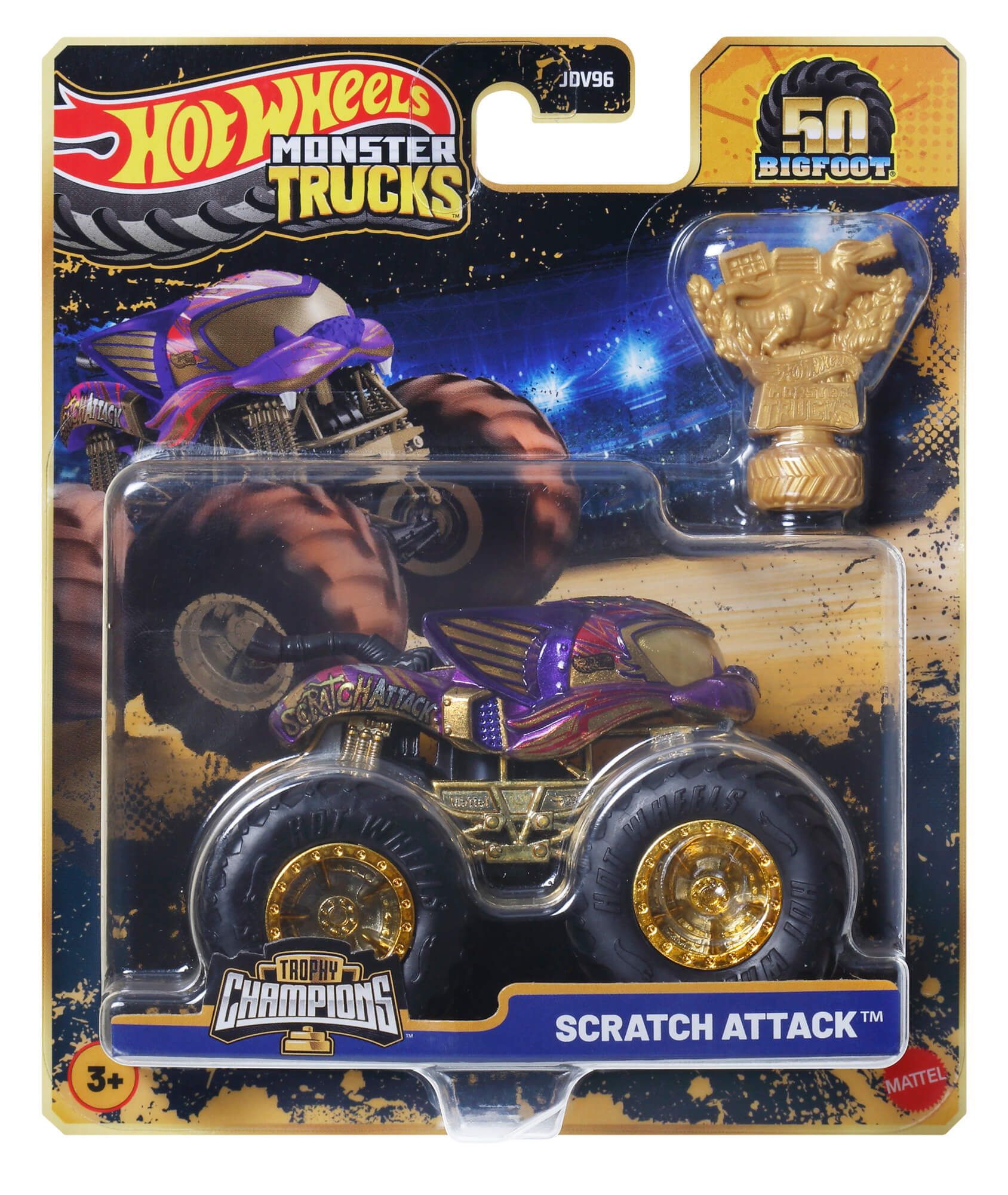 HOT WHEELS MONSTER TRUCKS džipas – Čempionų taurė (JDV96) - Image 4