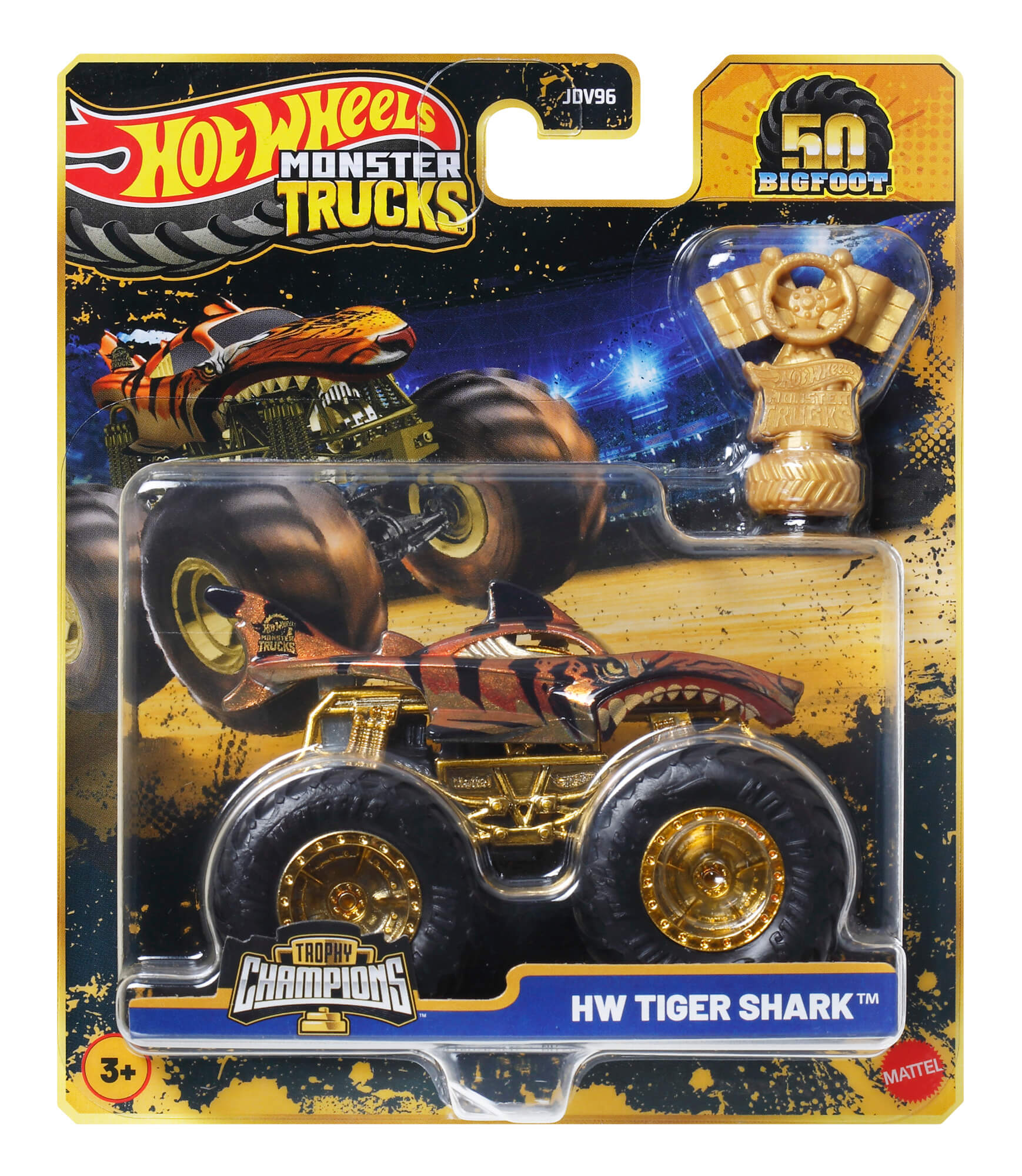 HOT WHEELS MONSTER TRUCKS džipas – Čempionų taurė (JDV96) - Image 6