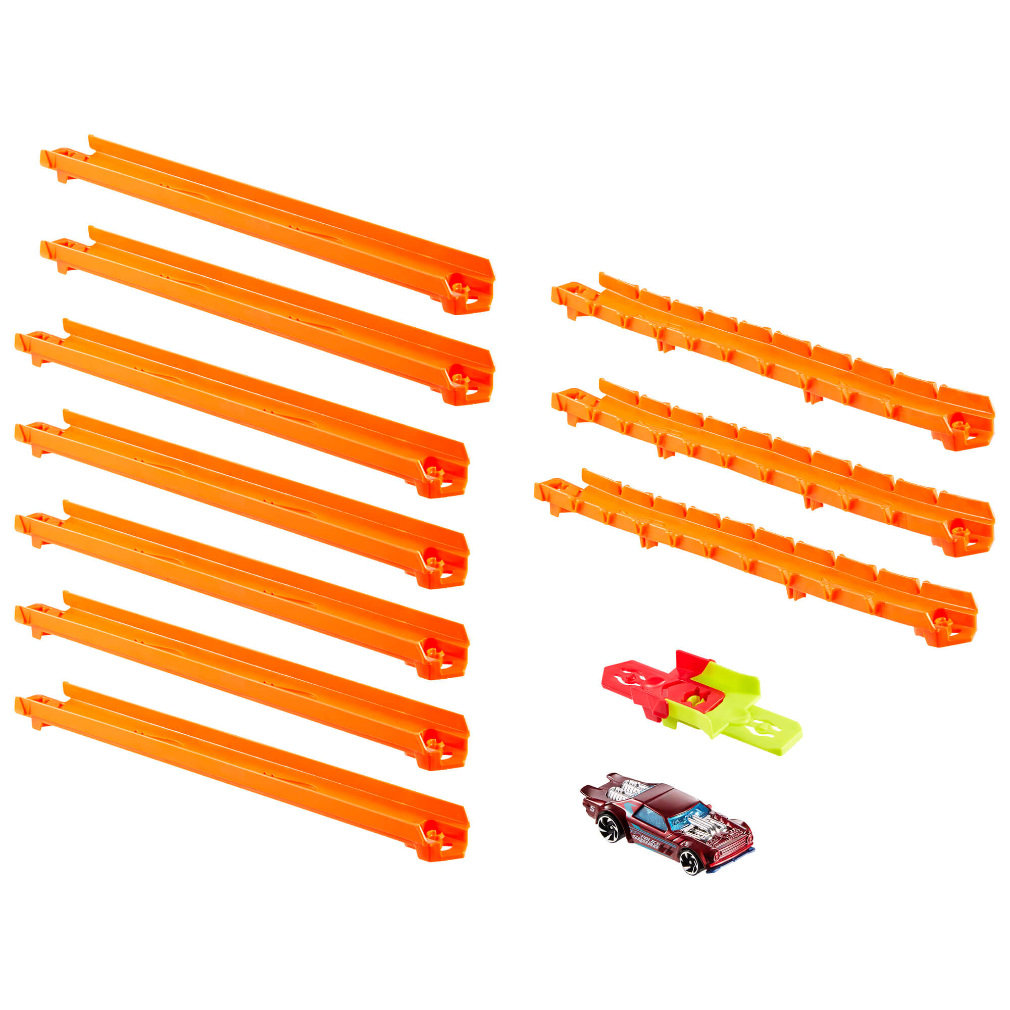 HOT WHEELS trasų prailginimų rinkinys + automodeliukas (JDW43) - Image 2