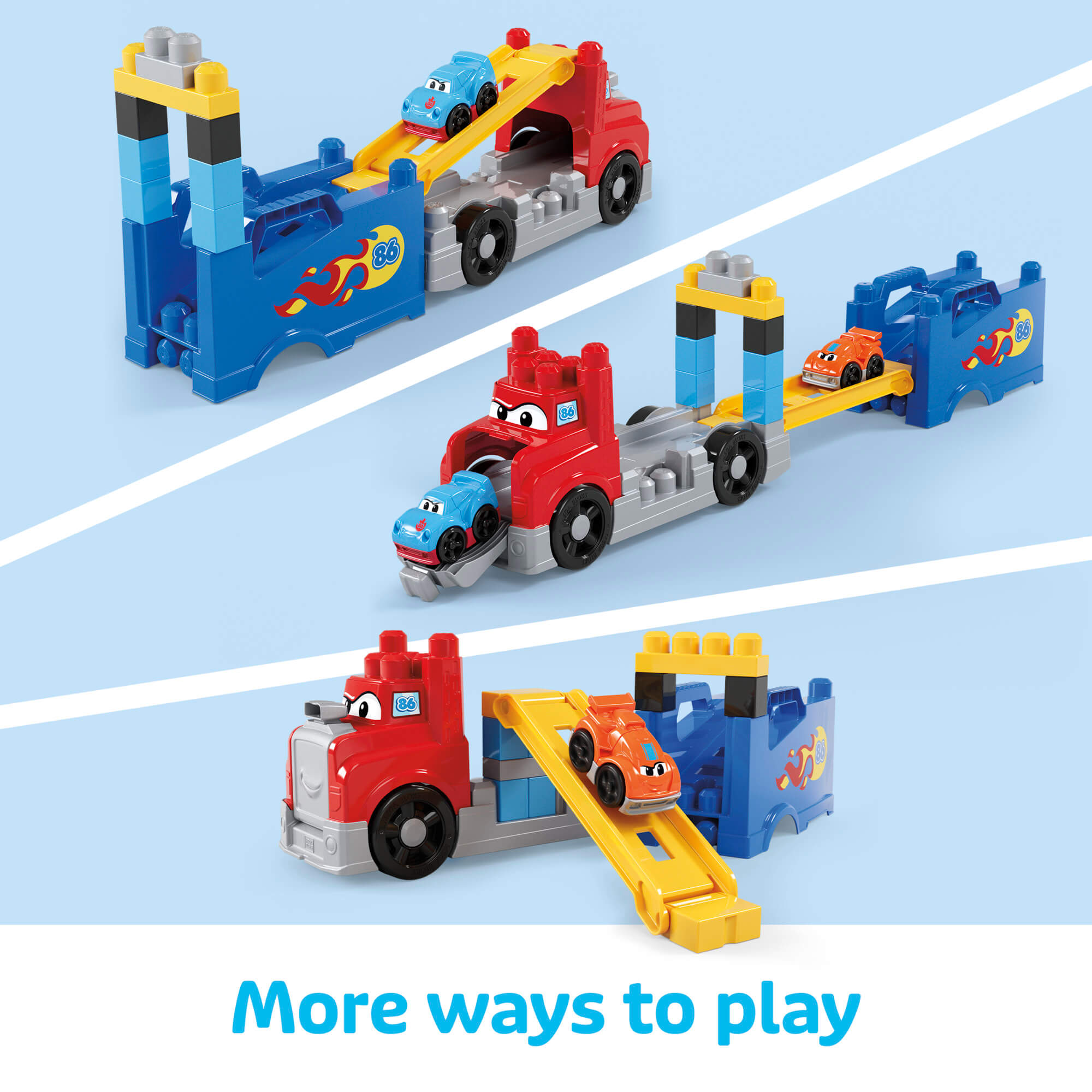 MEGA BLOKS konstruktorius – sunkvežimis su trasa (JFR29) - Image 4