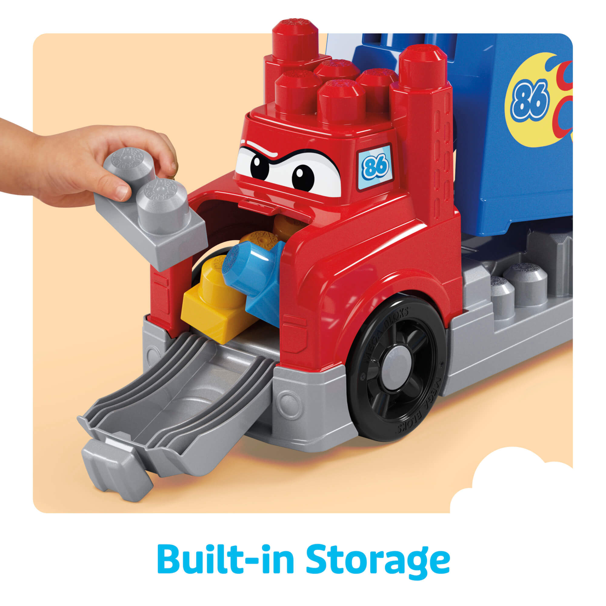 MEGA BLOKS konstruktorius – sunkvežimis su trasa (JFR29) - Image 5