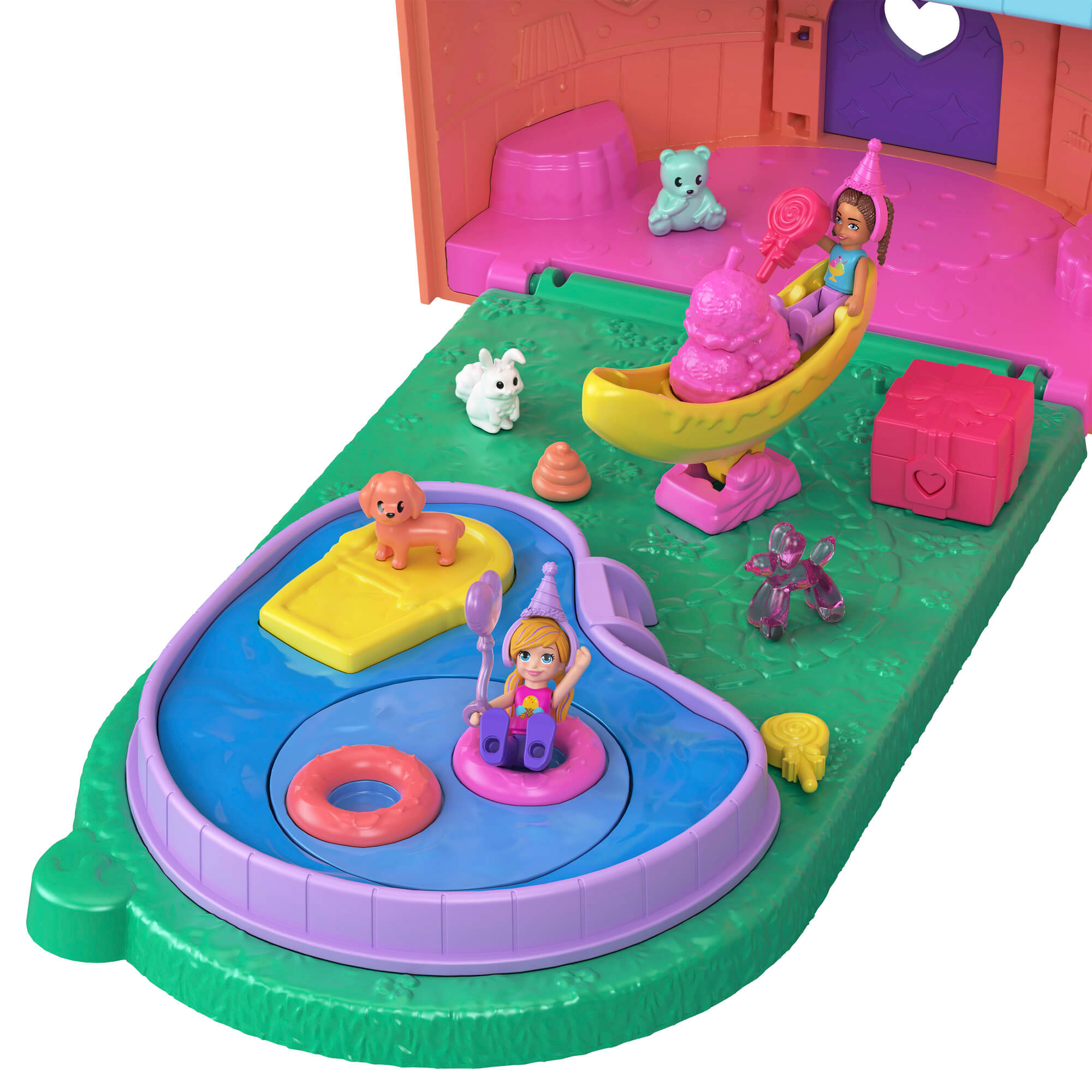 POLLY POCKET ICE CREAM HOUSE pramogų rinkinys (JFT91) - Image 5