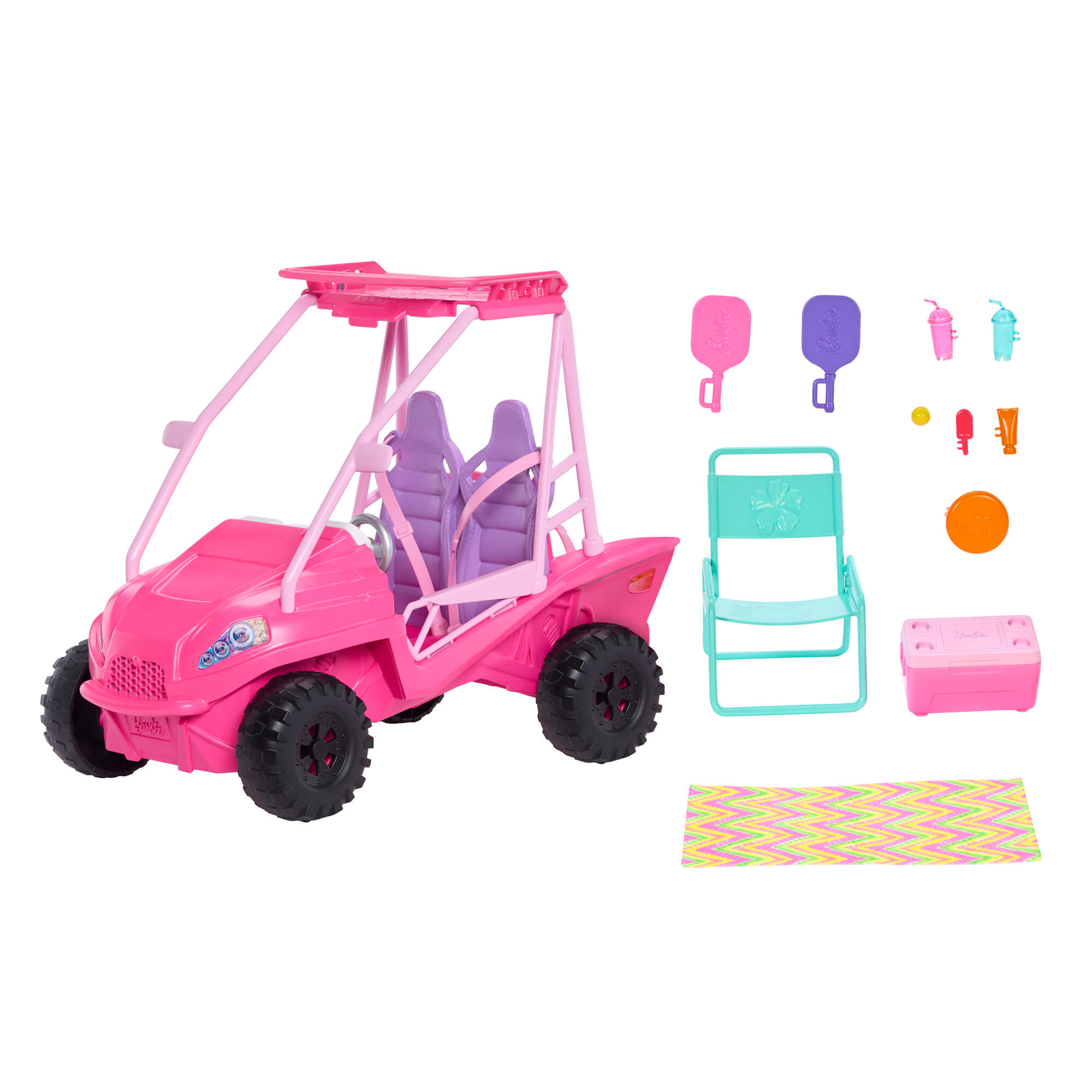 BARBIE MYSTERIES BEACH BUGGY paplūdimio automobilis (JFV68) - Image 3