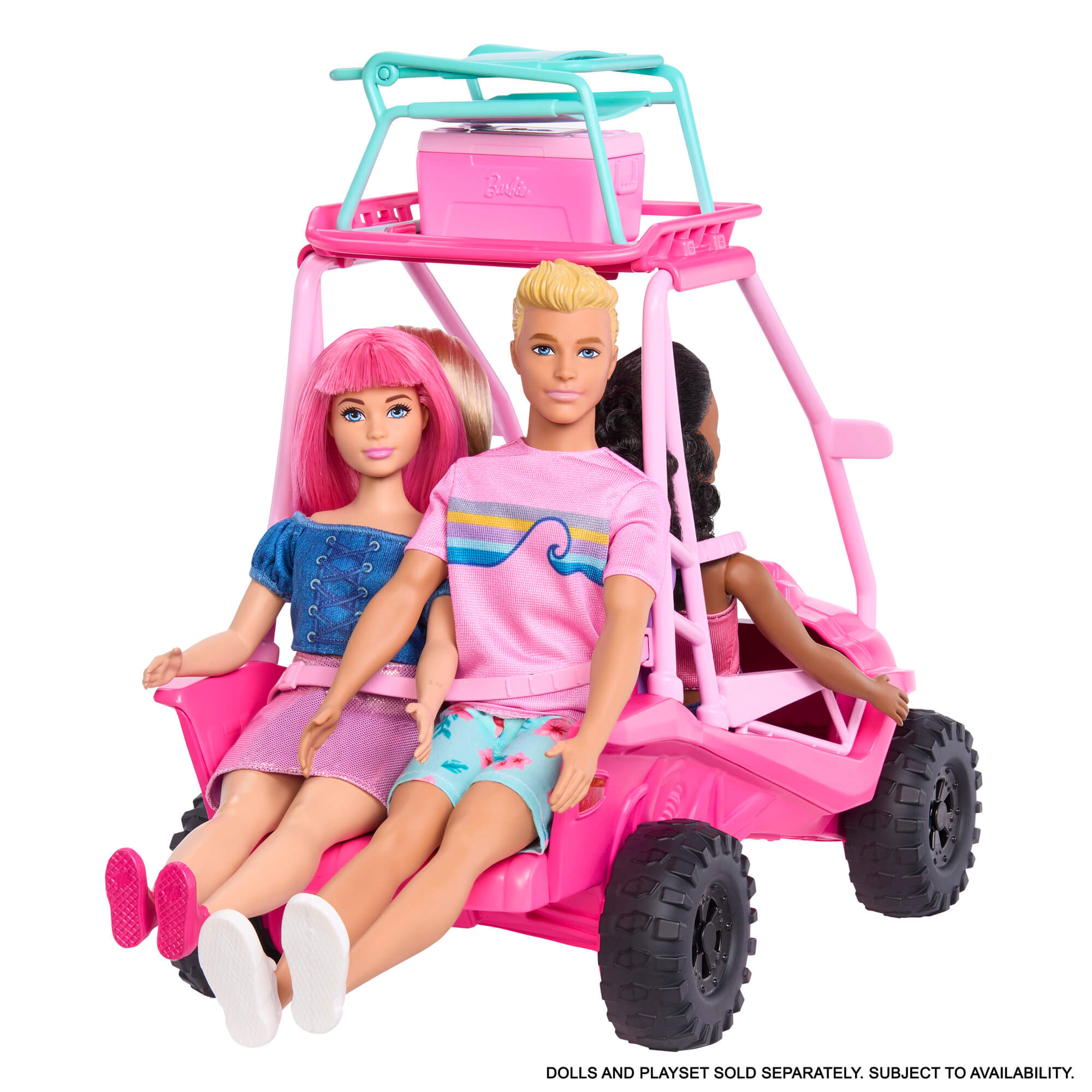 BARBIE MYSTERIES BEACH BUGGY paplūdimio automobilis (JFV68) - Image 4