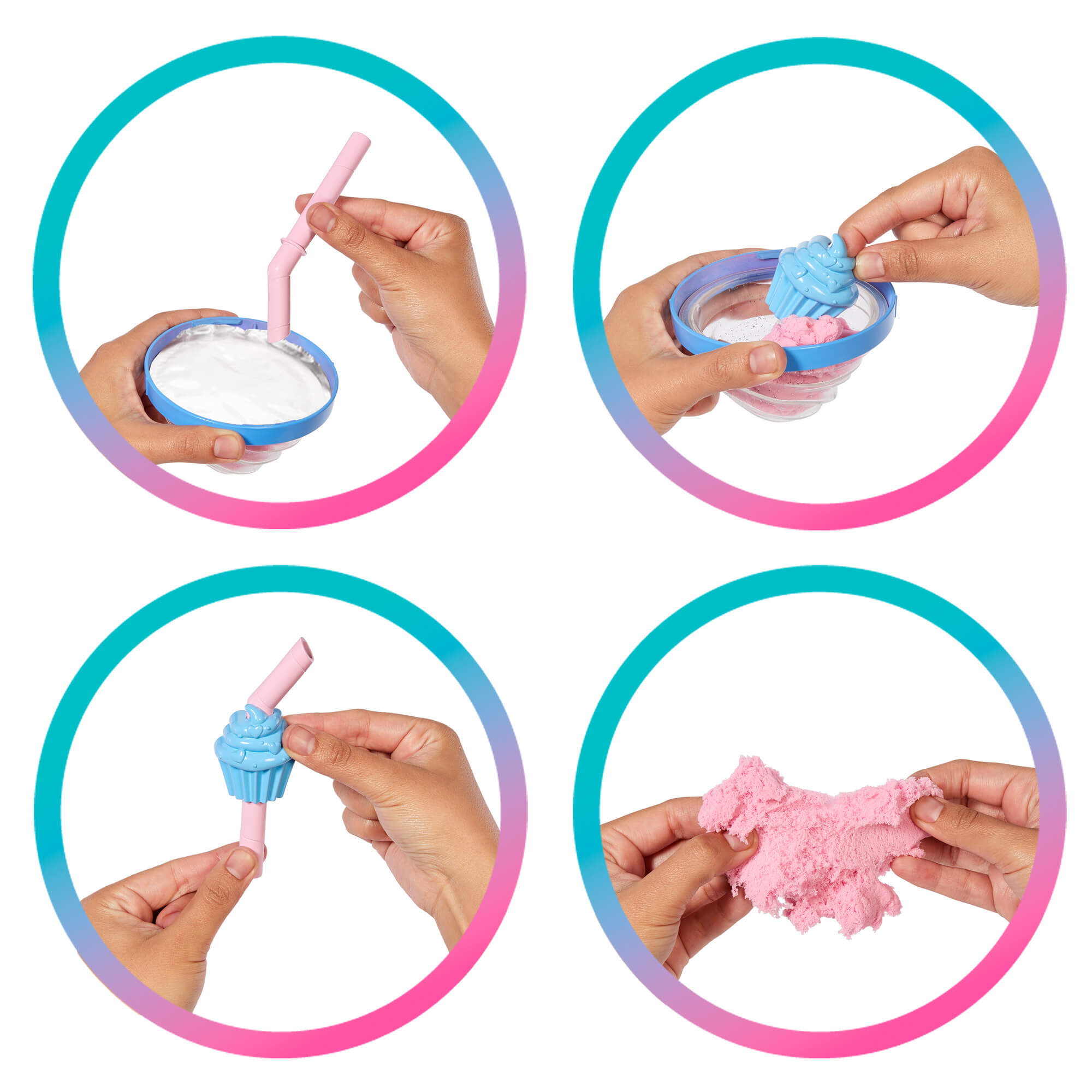 BARBIE POP REVEAL rinkinys – Blue Hair, Sweet Tears serija (JFY61) - Image 4