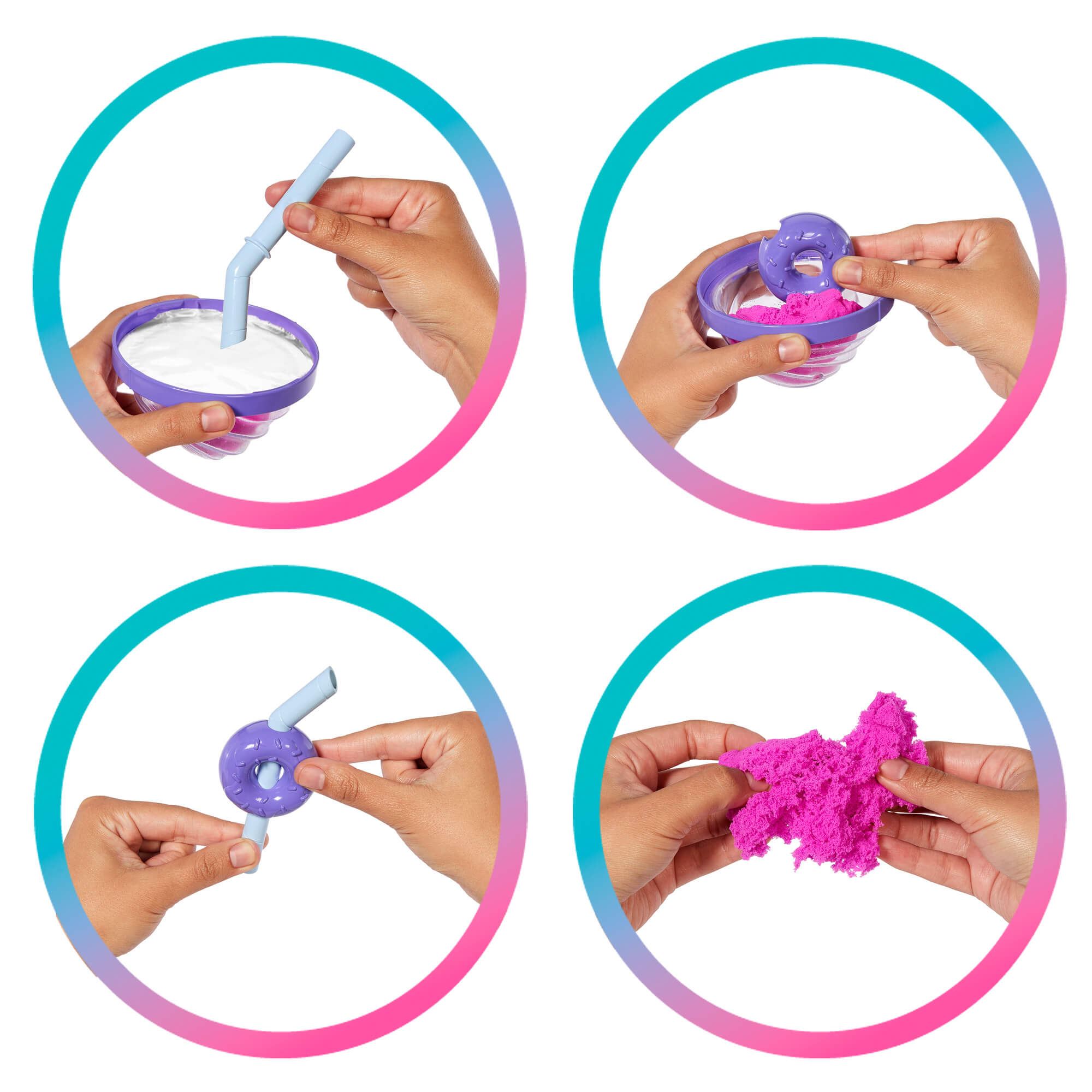 BARBIE POP REVEAL rinkinys – Purple Hair, Sweet Tears serija (JFY60) - Image 4
