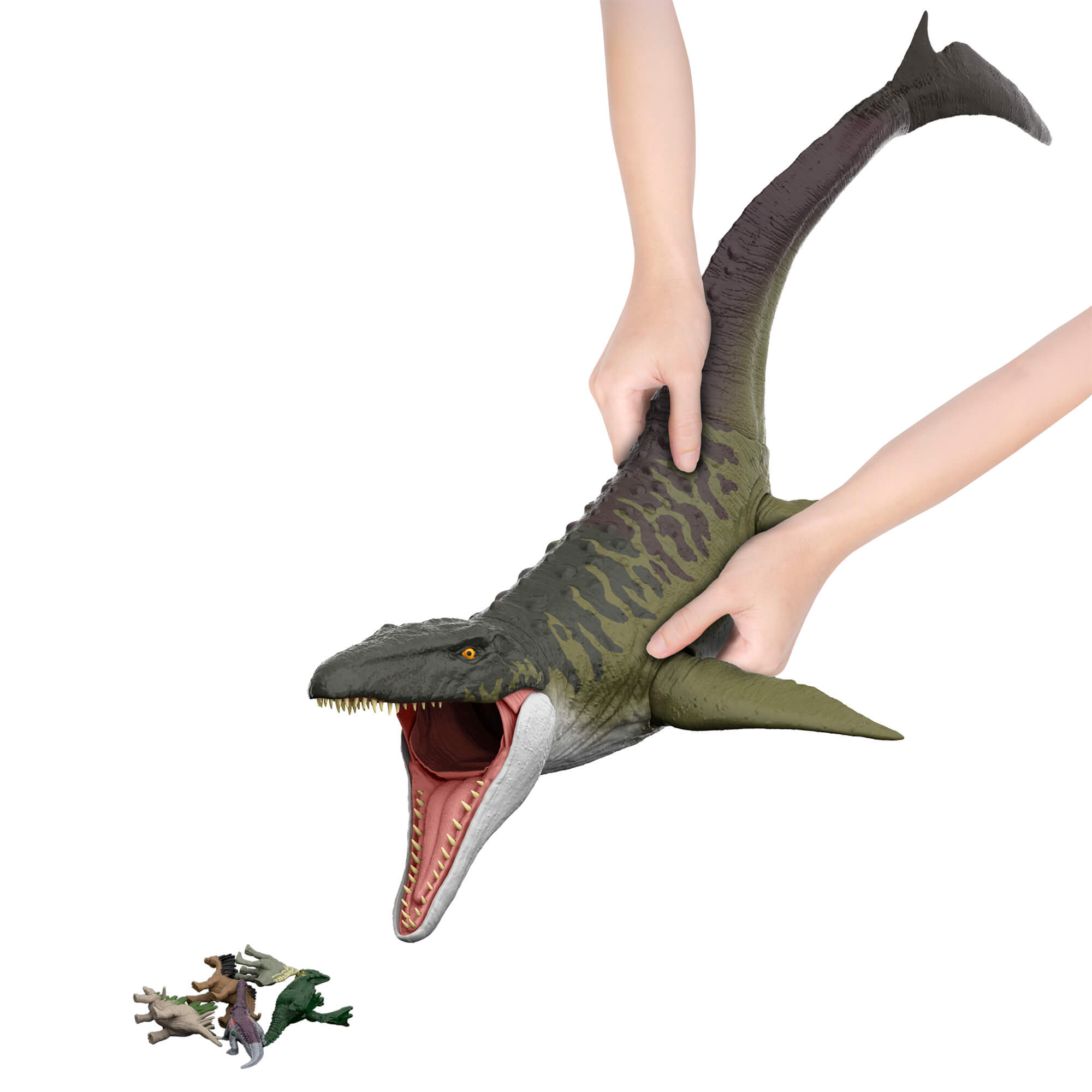 JURASSIC WORLD milžiniška figūrėlė – Super Colossal Mosa (JGB51) - Image 3