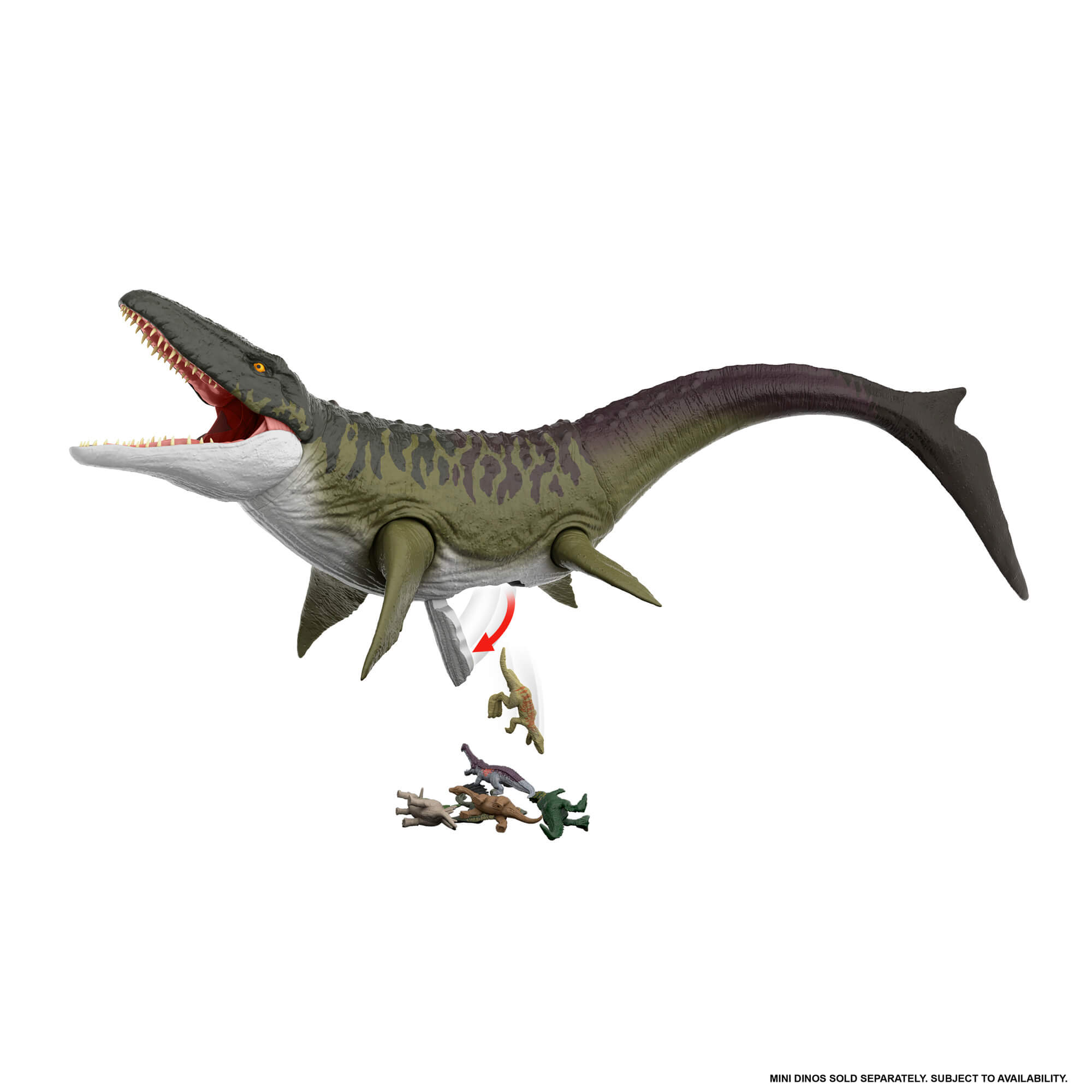 JURASSIC WORLD milžiniška figūrėlė – Super Colossal Mosa (JGB51) - Image 4