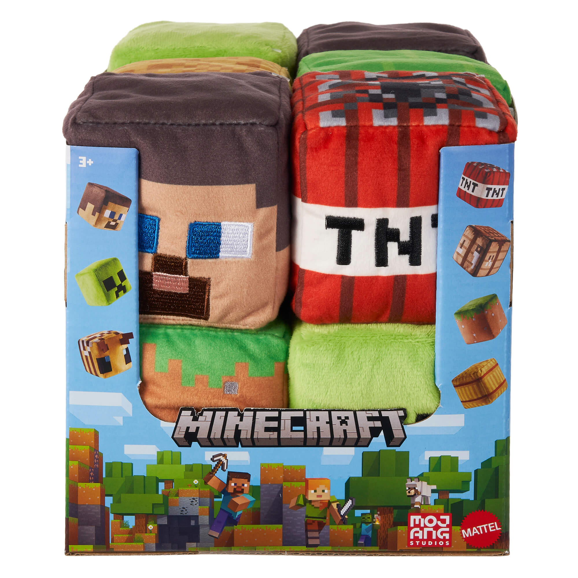 MINECRAFT pliušinis žaislas – kubas (JGR74) - Image 2