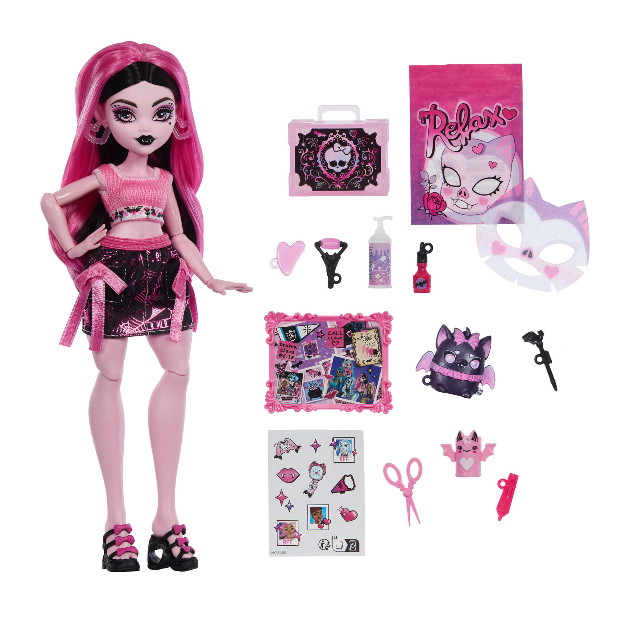 MONSTER HIGH SELF-SCARE SECRETS Drakulauros rinkinys - Image 2