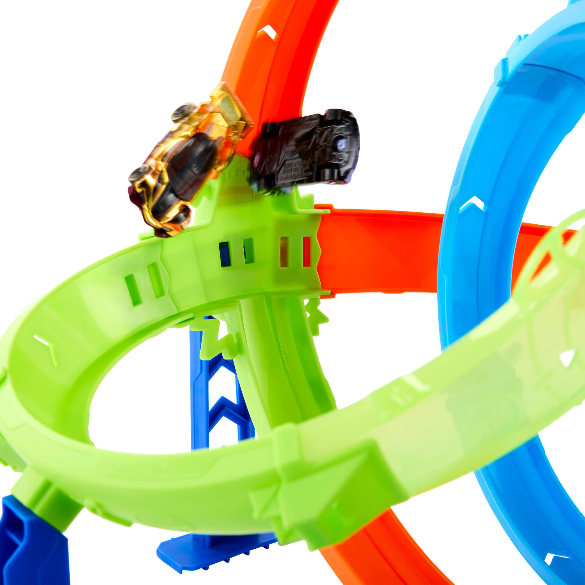 HOT WHEELS STUNT TRACKS rinkinys – Dvigubos kilpos iššūkis (JHK73) - Image 4