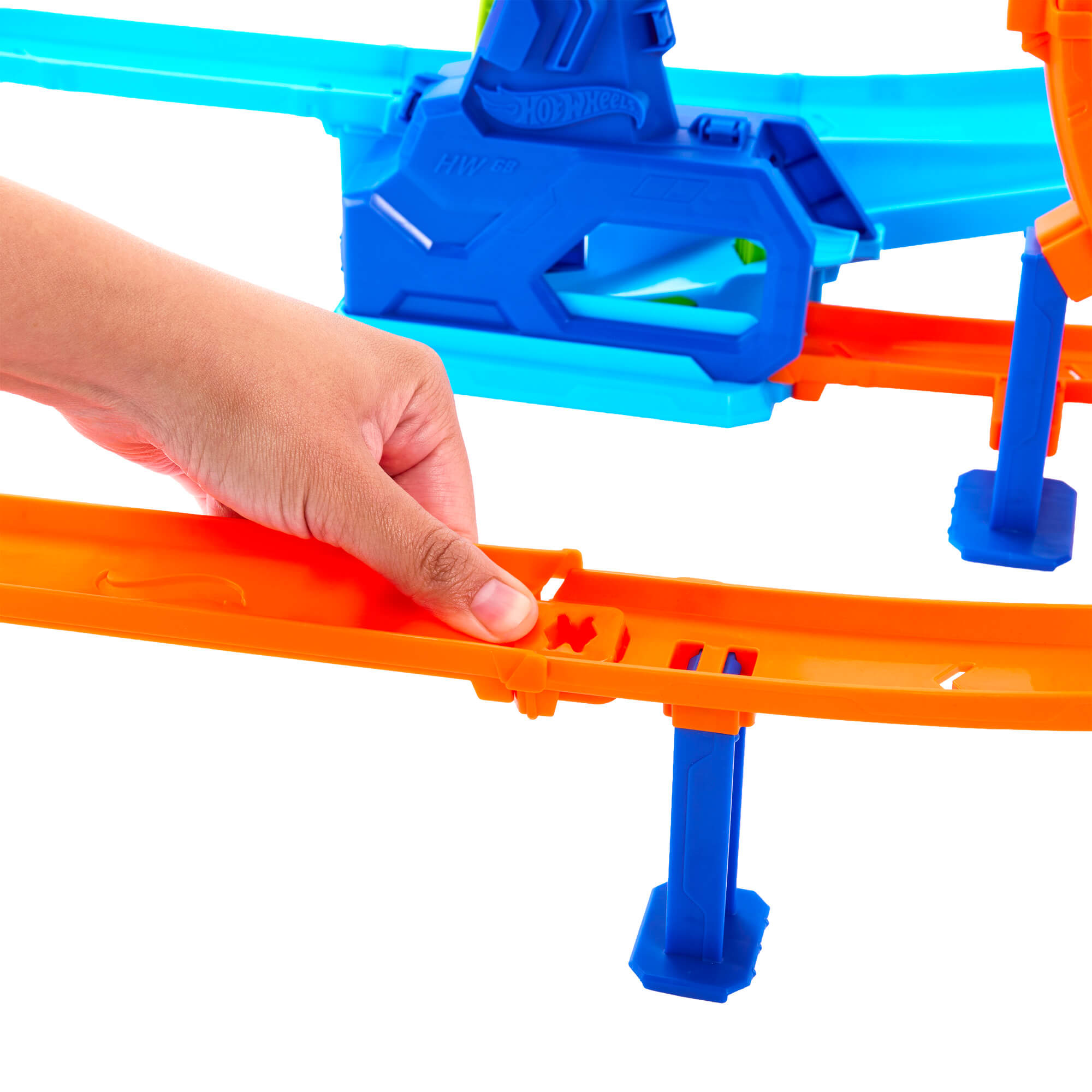 HOT WHEELS STUNT TRACKS rinkinys – Dvigubos kilpos iššūkis (JHK73) - Image 6