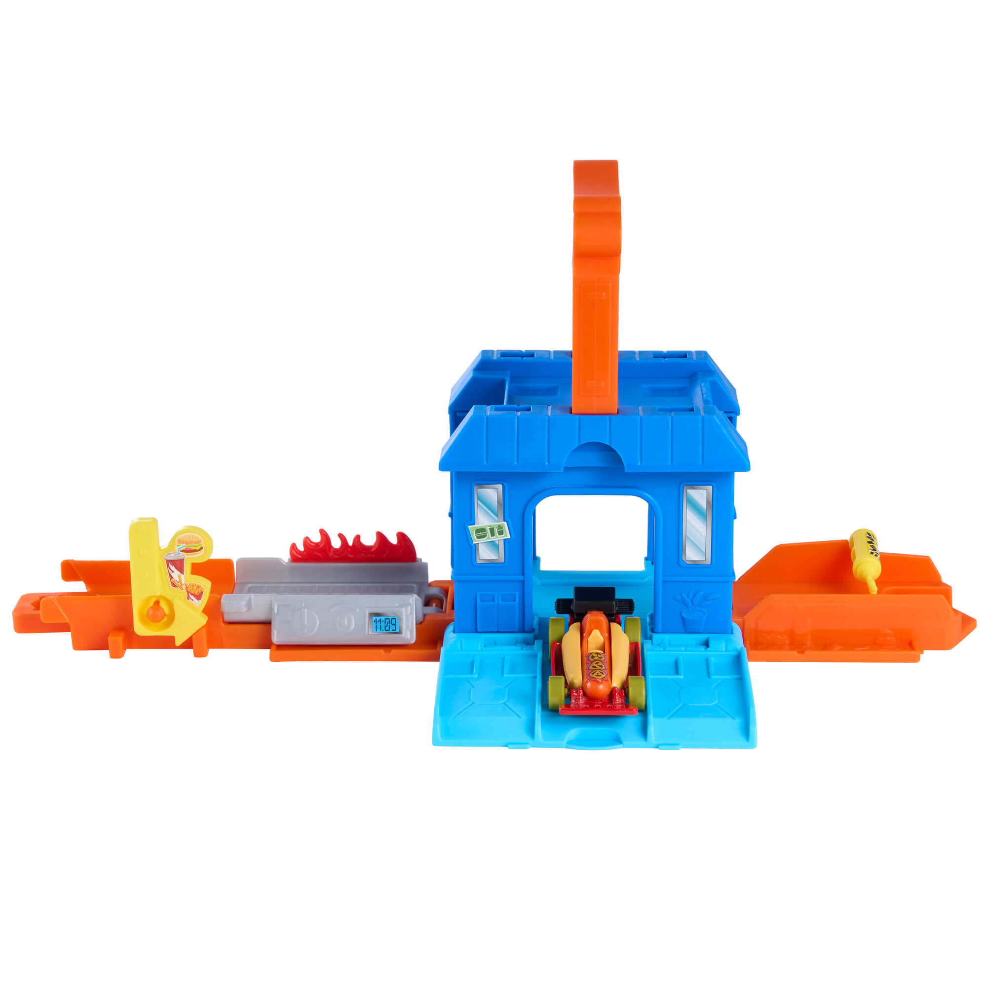 HOT WHEELS CITY PLAY AND GO trasos rinkinys (JHL43) - Image 6