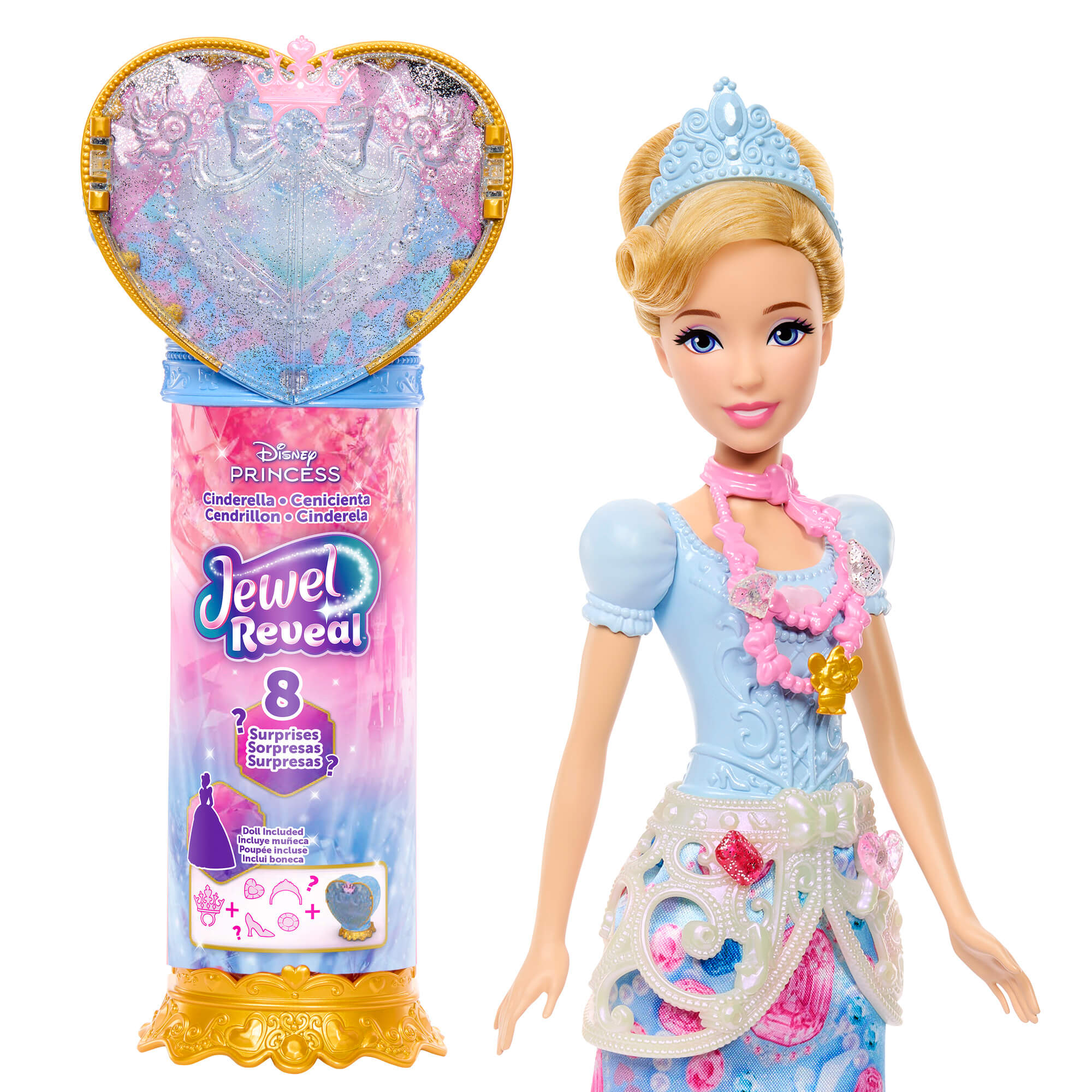 DISNEY PRINCESS JEWEL REVEAL Pelenės siurprizas (JHL50) - Image 5