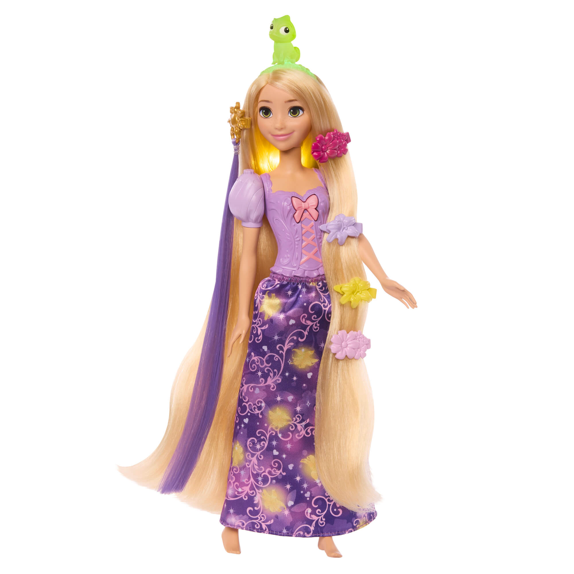 DISNEY PRINCESS RUPUNZEL interaktyvi lėlė Auksaplaukė (JHL46) - Image 4