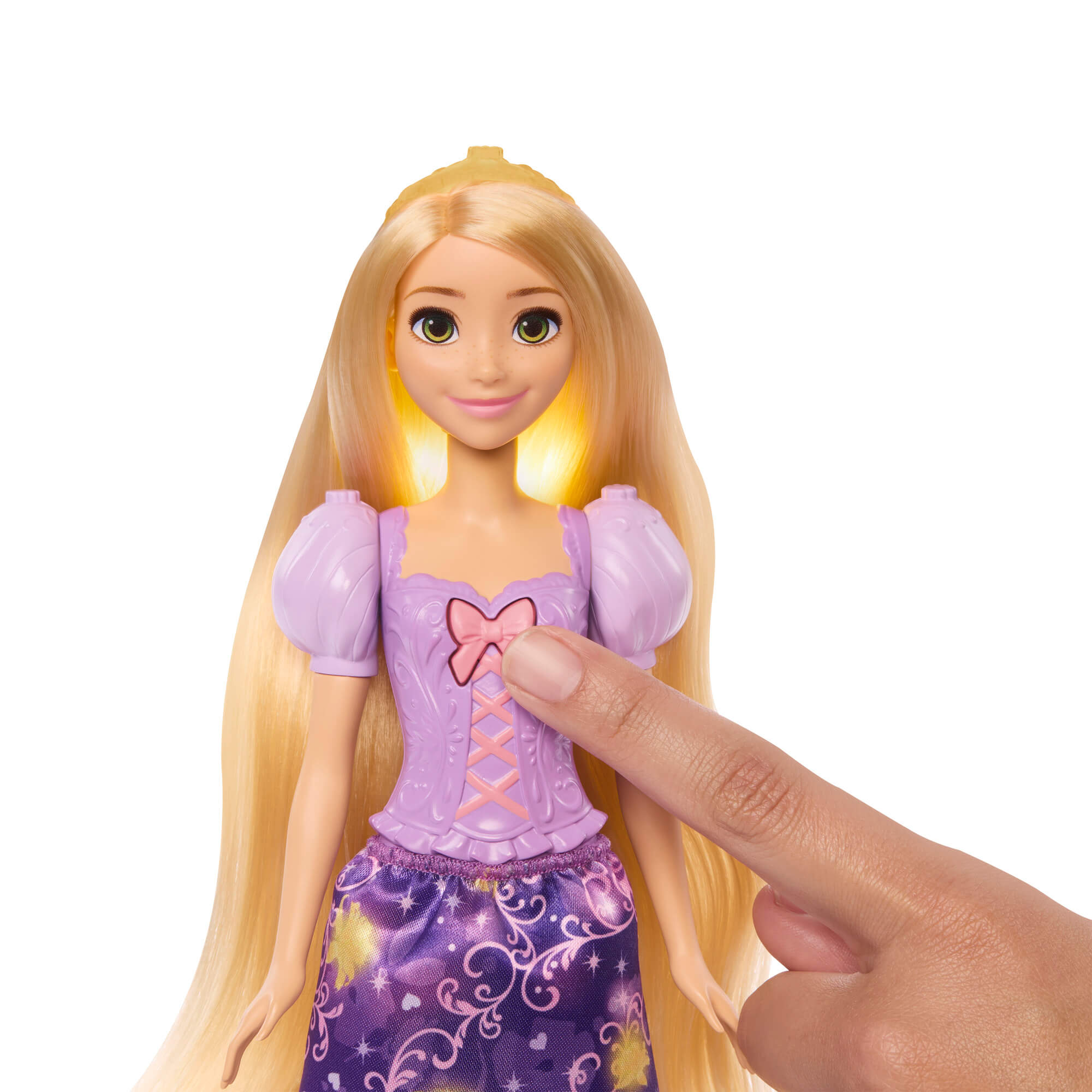 DISNEY PRINCESS RUPUNZEL interaktyvi lėlė Auksaplaukė (JHL46) - Image 5