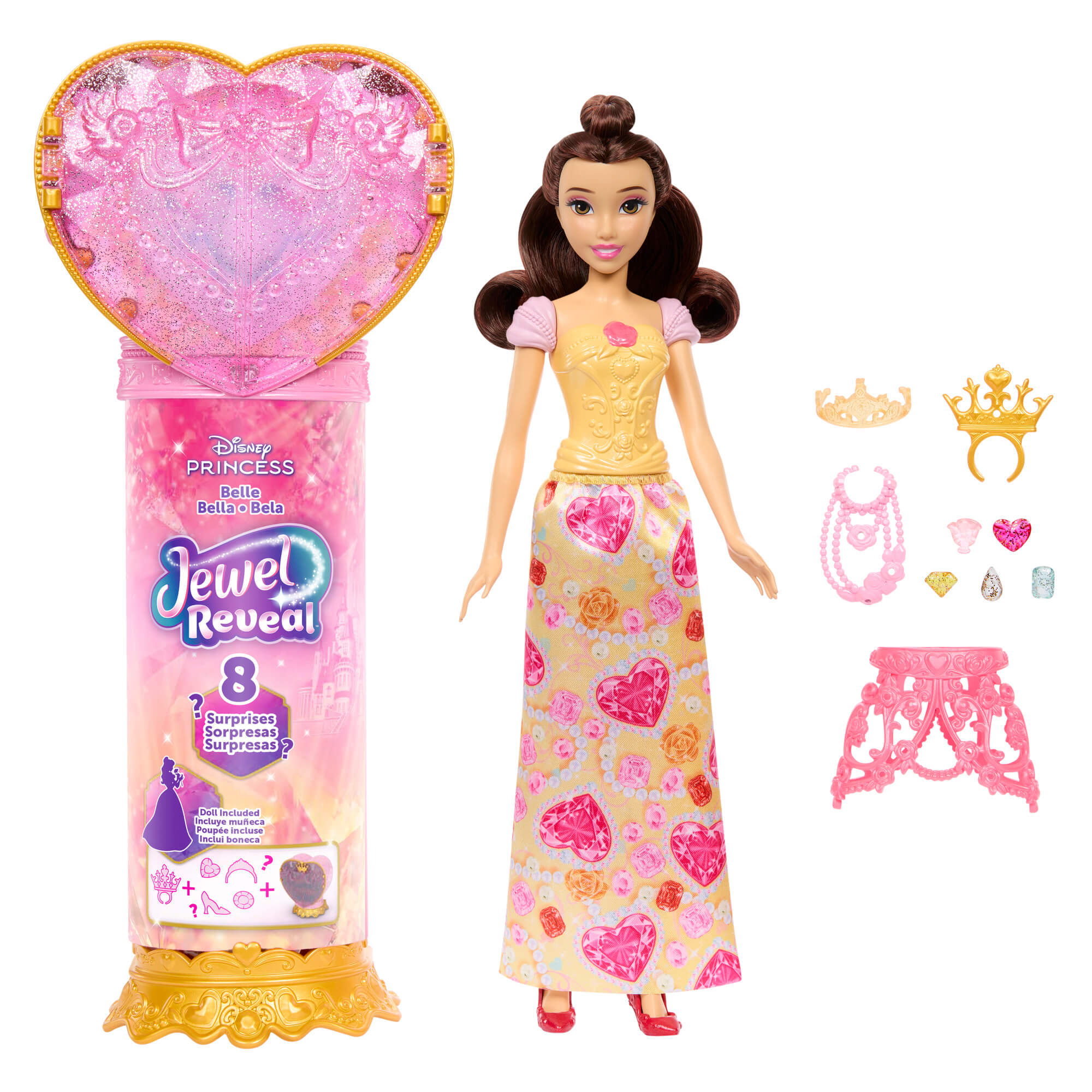 DISNEY PRINCESS JEWEL REVEAL Gražuolės siurprizas (JHL51)