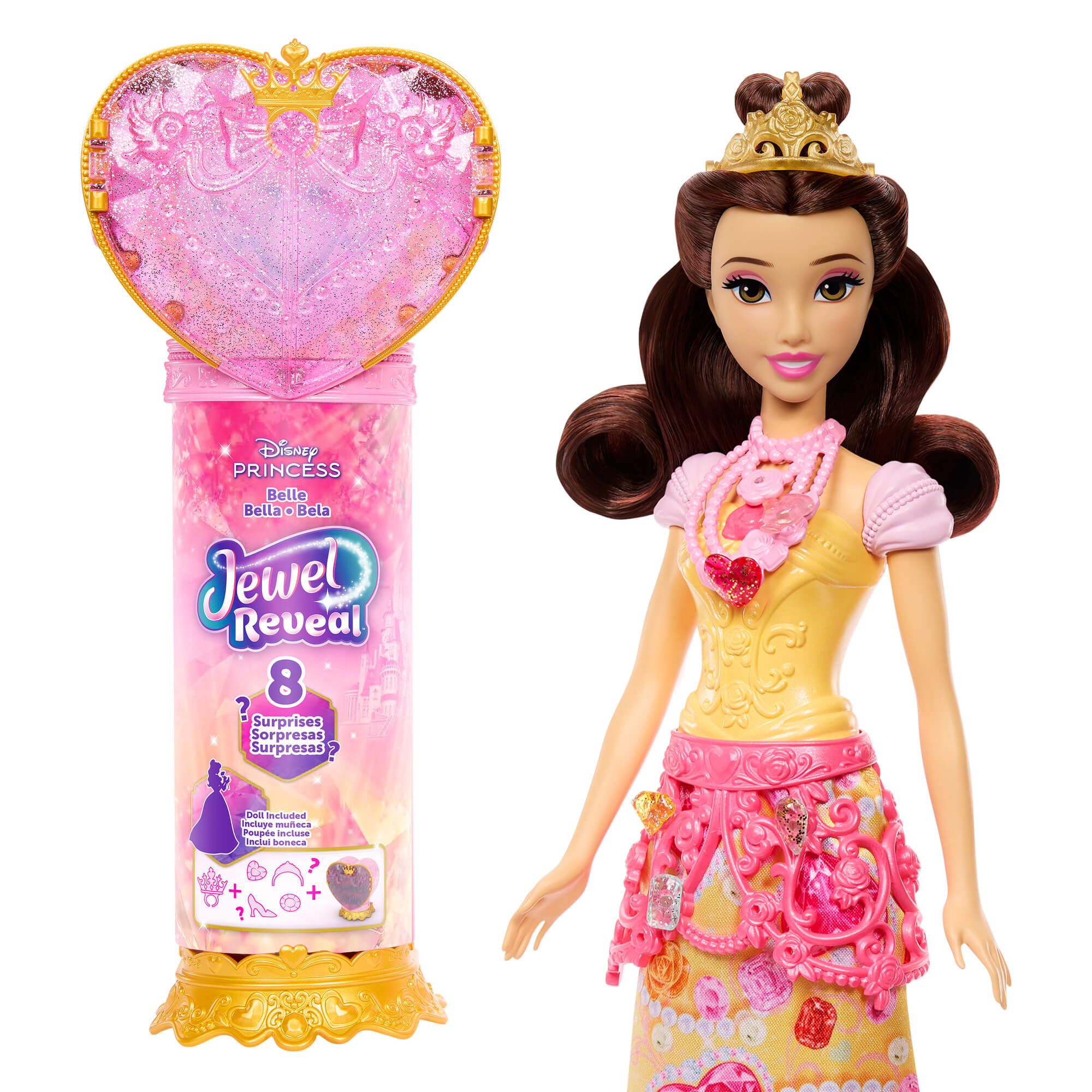 DISNEY PRINCESS JEWEL REVEAL Gražuolės siurprizas (JHL51) - Image 5