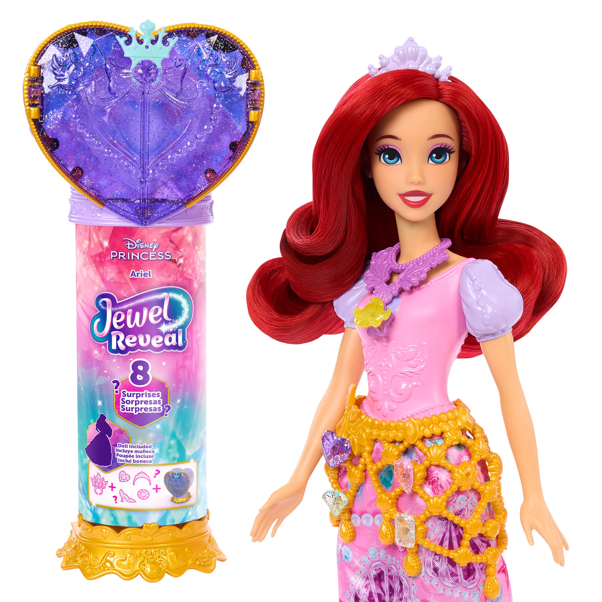DISNEY PRINCESS JEWEL REVEAL Arielės siurprizas (JHL49) - Image 5