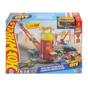HOT WHEELS CITY rinkinys – Super gaisrinės stotis (JHL95)