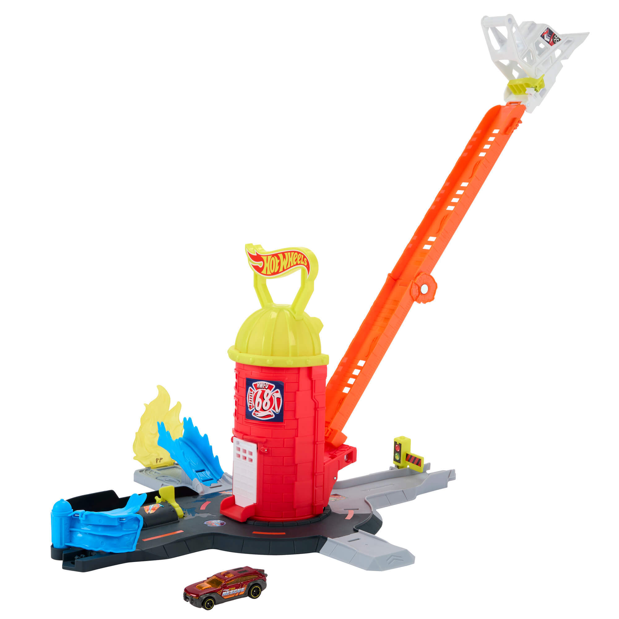 HOT WHEELS CITY rinkinys – Super gaisrinės stotis (JHL95) - Image 2