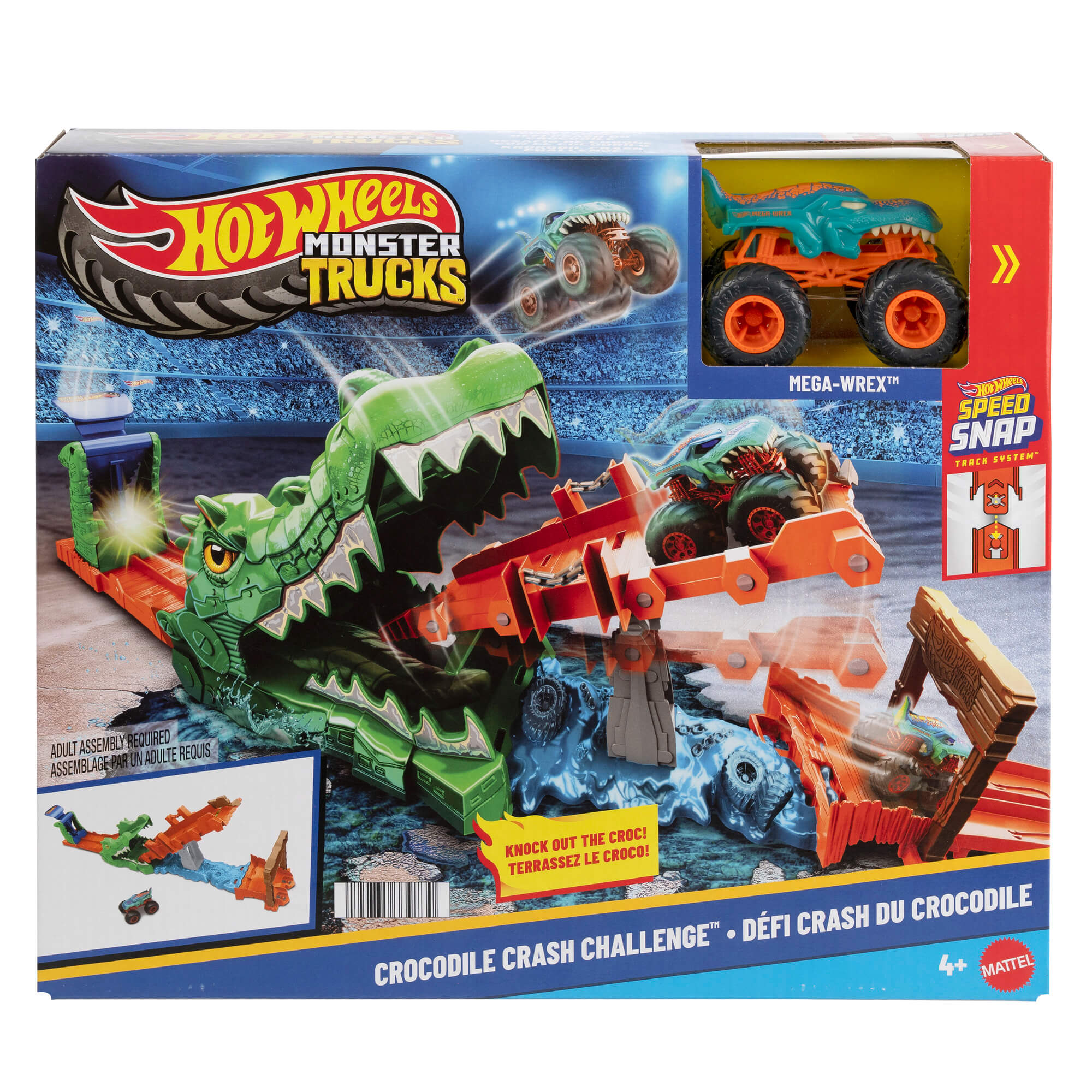 HOT WHEELS MONSTER TRUCKS rinkinys – Krokodilo iššūkis (JJN45) - Image 5