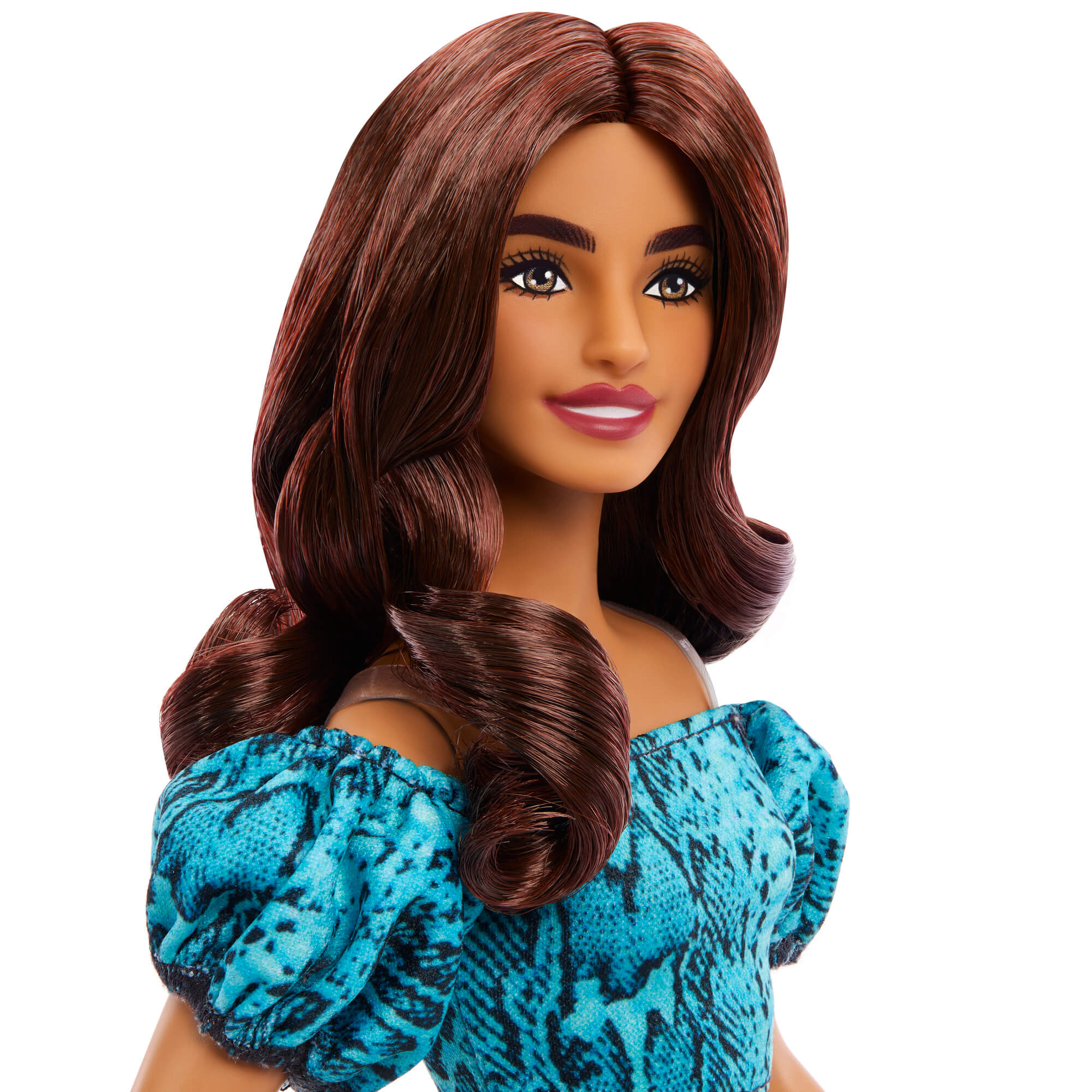 BARBIE FASHIONISTAS lėlė madistė žaliu kostiumėliu (JJN63) - Image 3