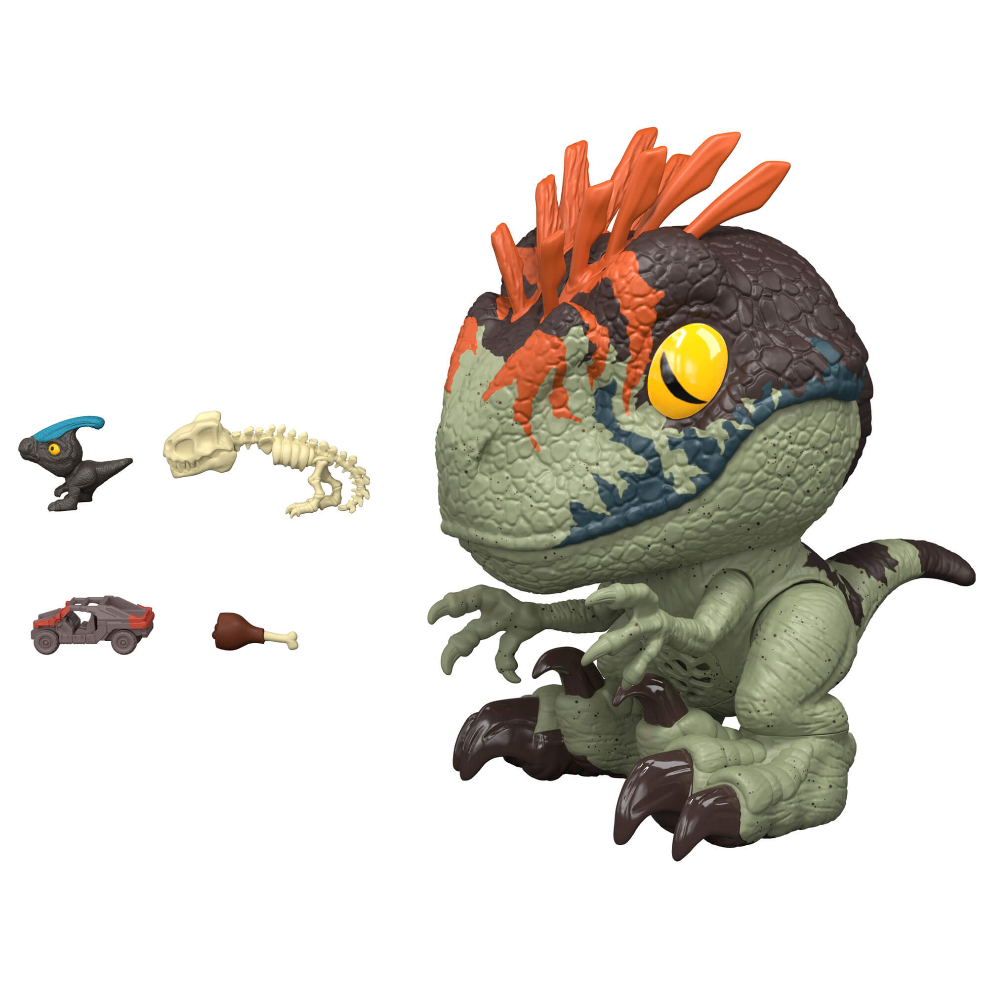 JURASSIC WORLD FIERCE FEEDER interaktyvus dinozauras Velociraptor (JKG86) - Image 6