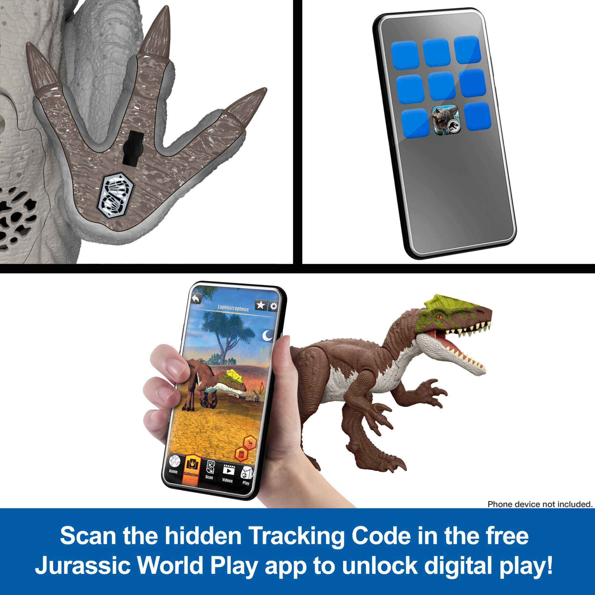 JURASSIC WORLD MUSCLE MADNESS interaktyvus dinozauras T. rex (JKG92) - Image 5