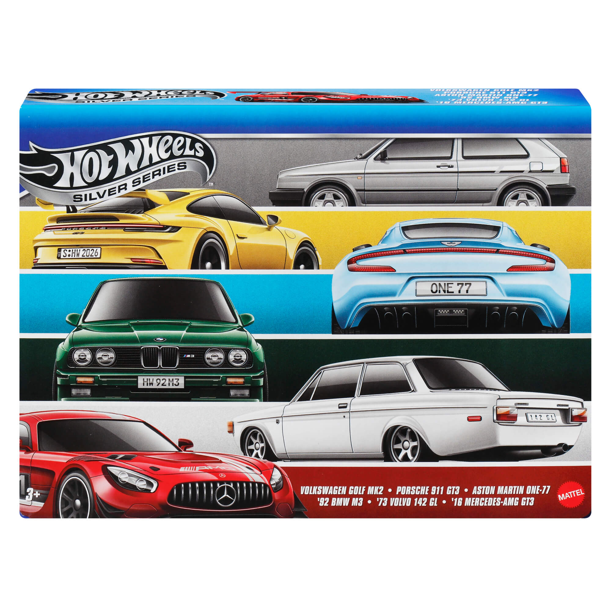 HOT WHEELS šešių europietiškų automodeliukų rinkinys (JLB25) - Image 2