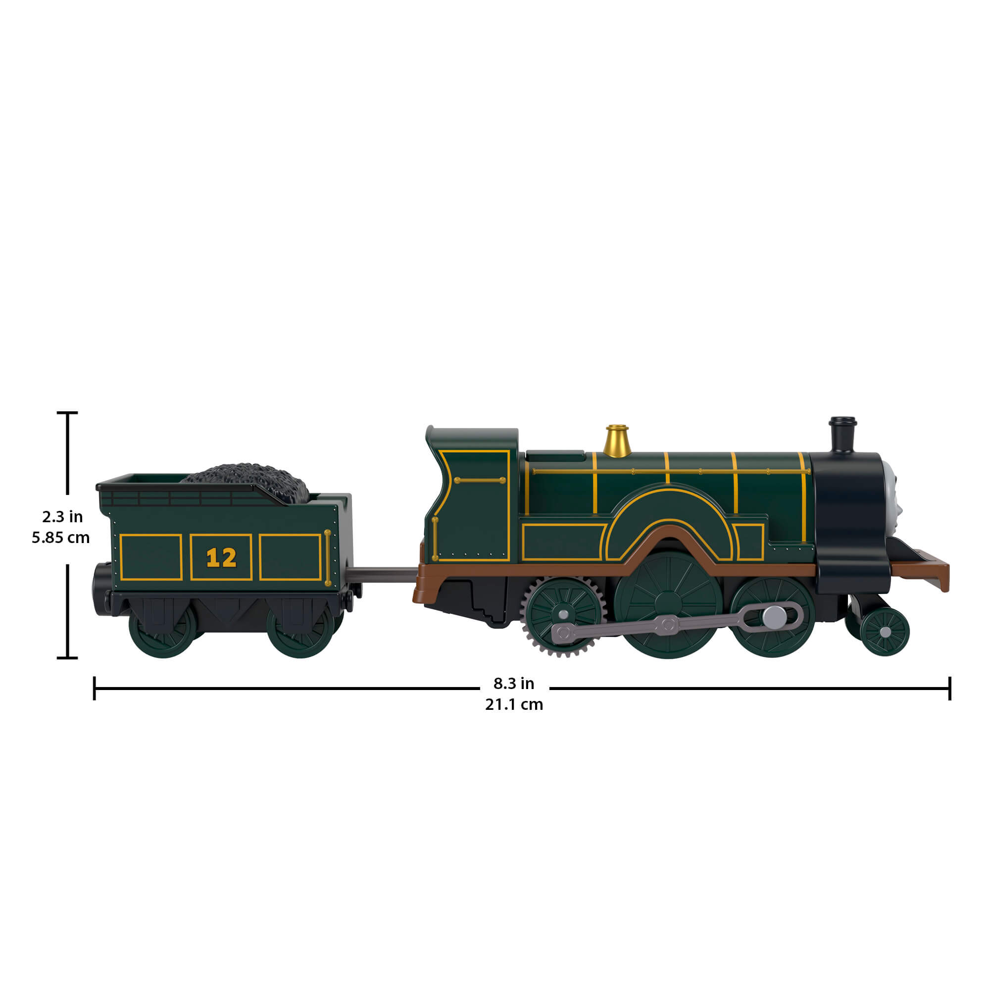 THOMAS AND FRIENDS motorizuotas traukinukas su vagonu (JLL44) - Image 2