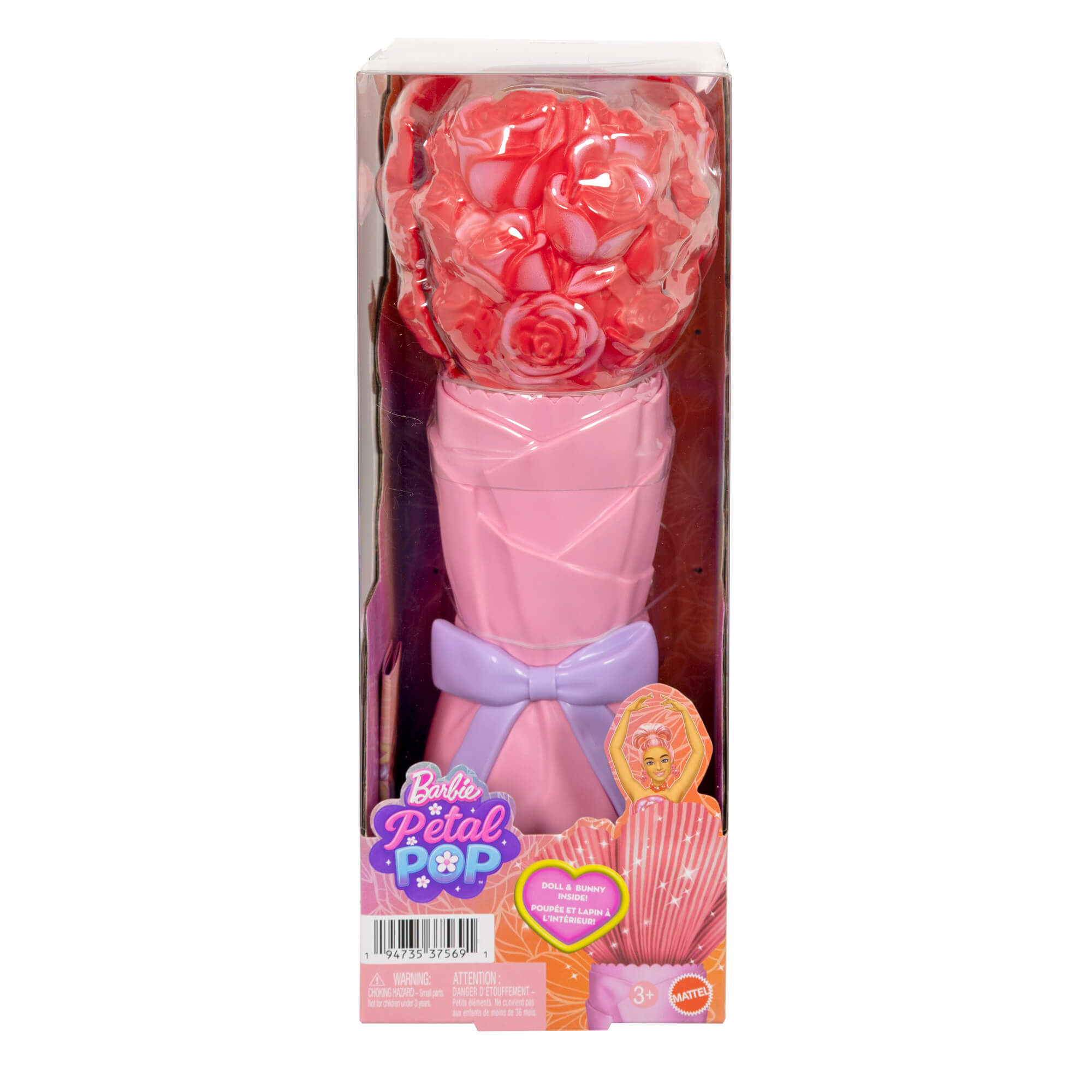 BARBIE ROSE SURPRISE lėlė gėlėje (JMF59) - Image 6