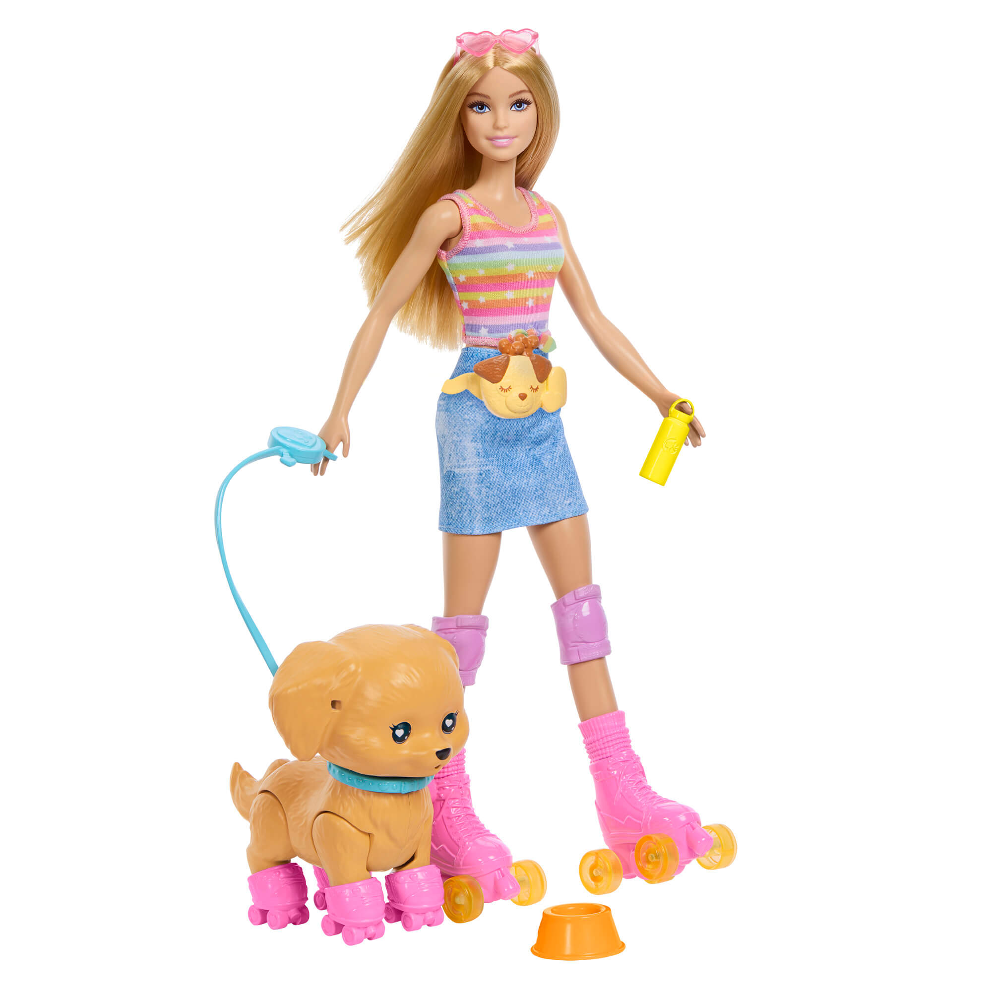 BARBIE SKATE N RUN šviesiaplaukės lėlės su riedučiais rinkinys (JMJ44) - Image 2
