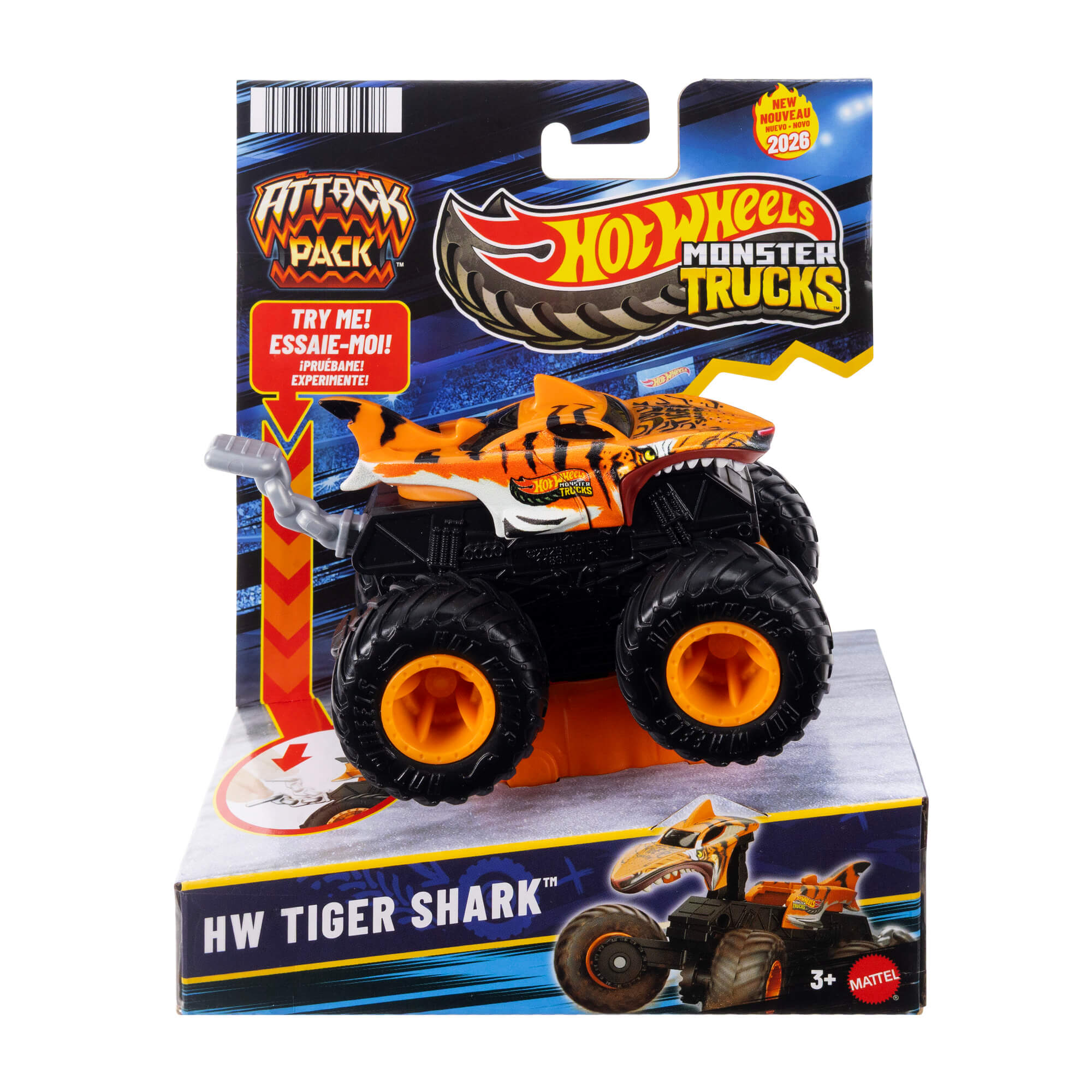 HOT WHEELS MONSTER TRUCKS džipas – Attack Pack (JMK92) - Image 3