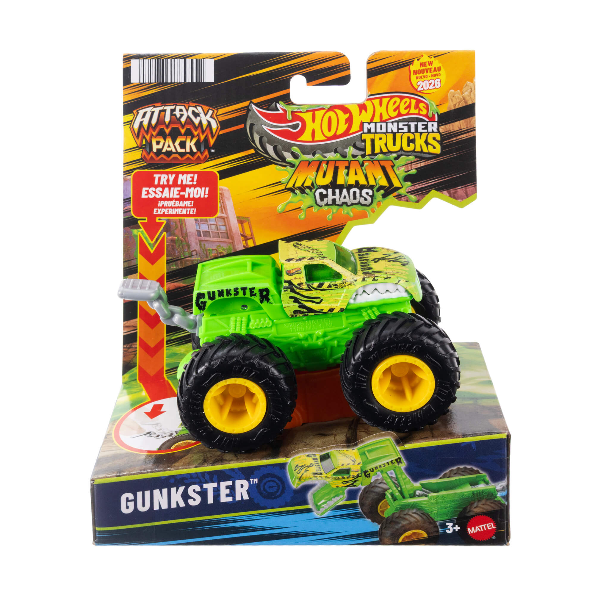 HOT WHEELS MONSTER TRUCKS džipas – Attack Pack (JMK92) - Image 5