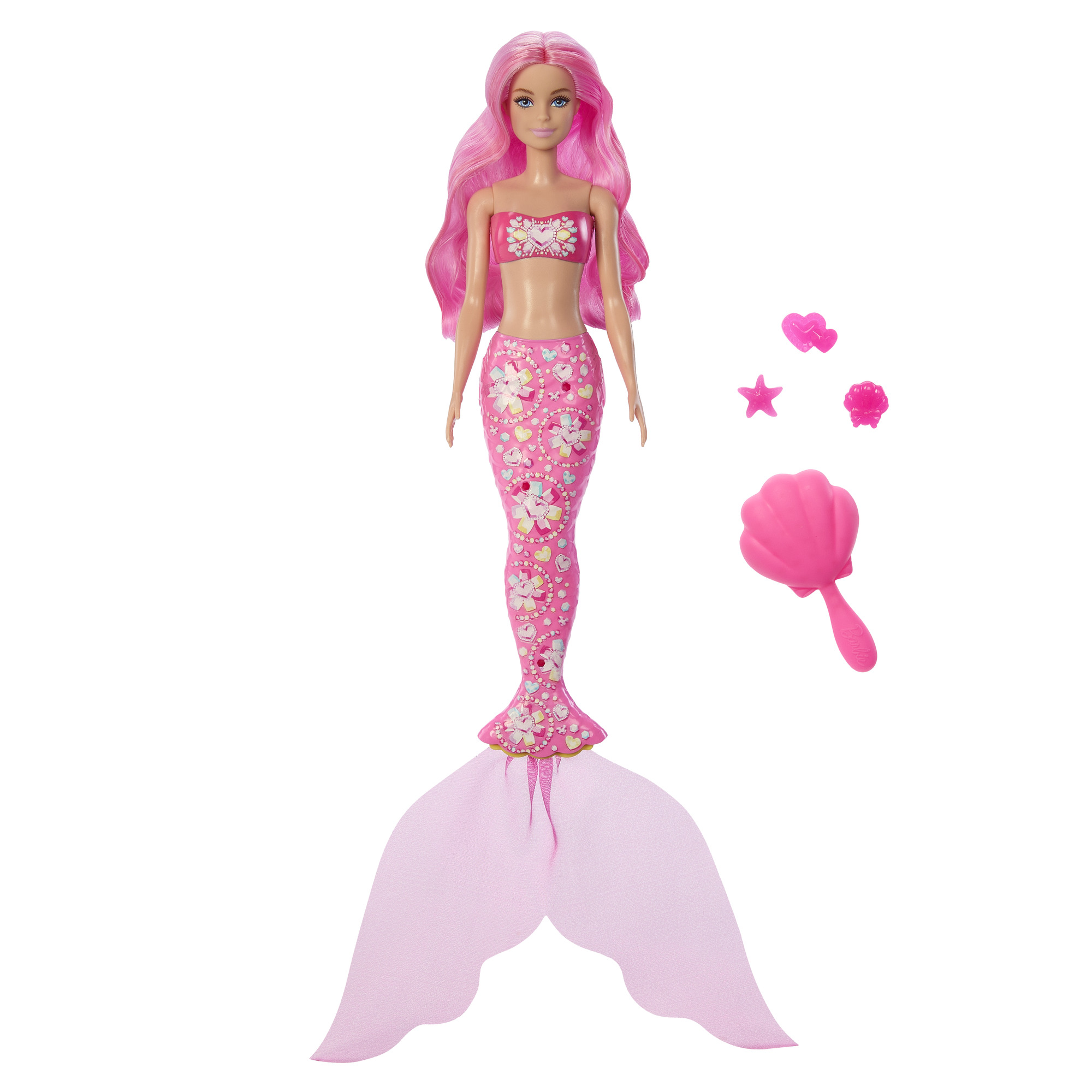BARBIE COLOR REVEAL undinės siurprizų rinkinys, brangakmenių serija (JMW61) - Image 2